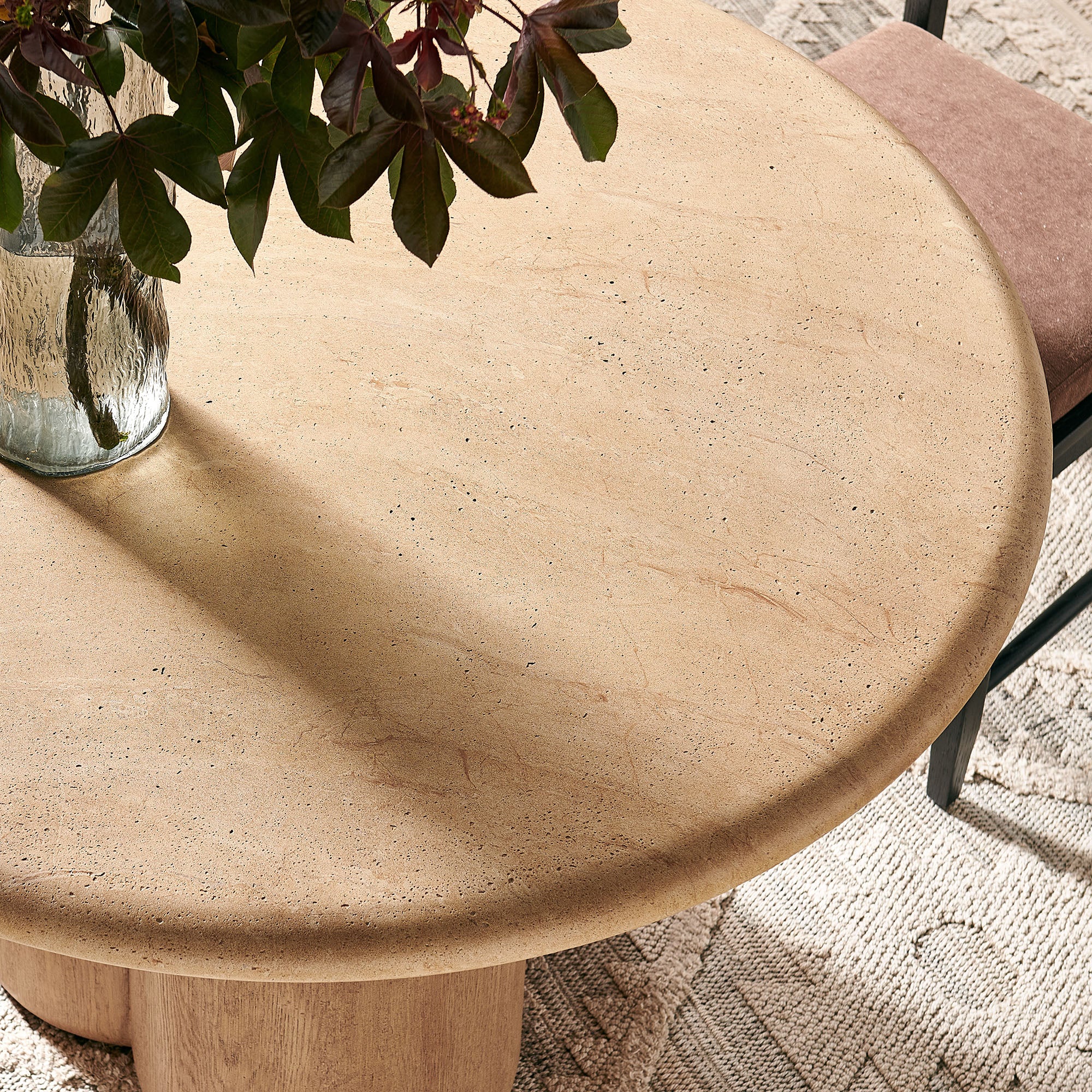 Modway EEI-7619 Tori 48 Inch Round Indoor and Outdoor Patio Dining Table