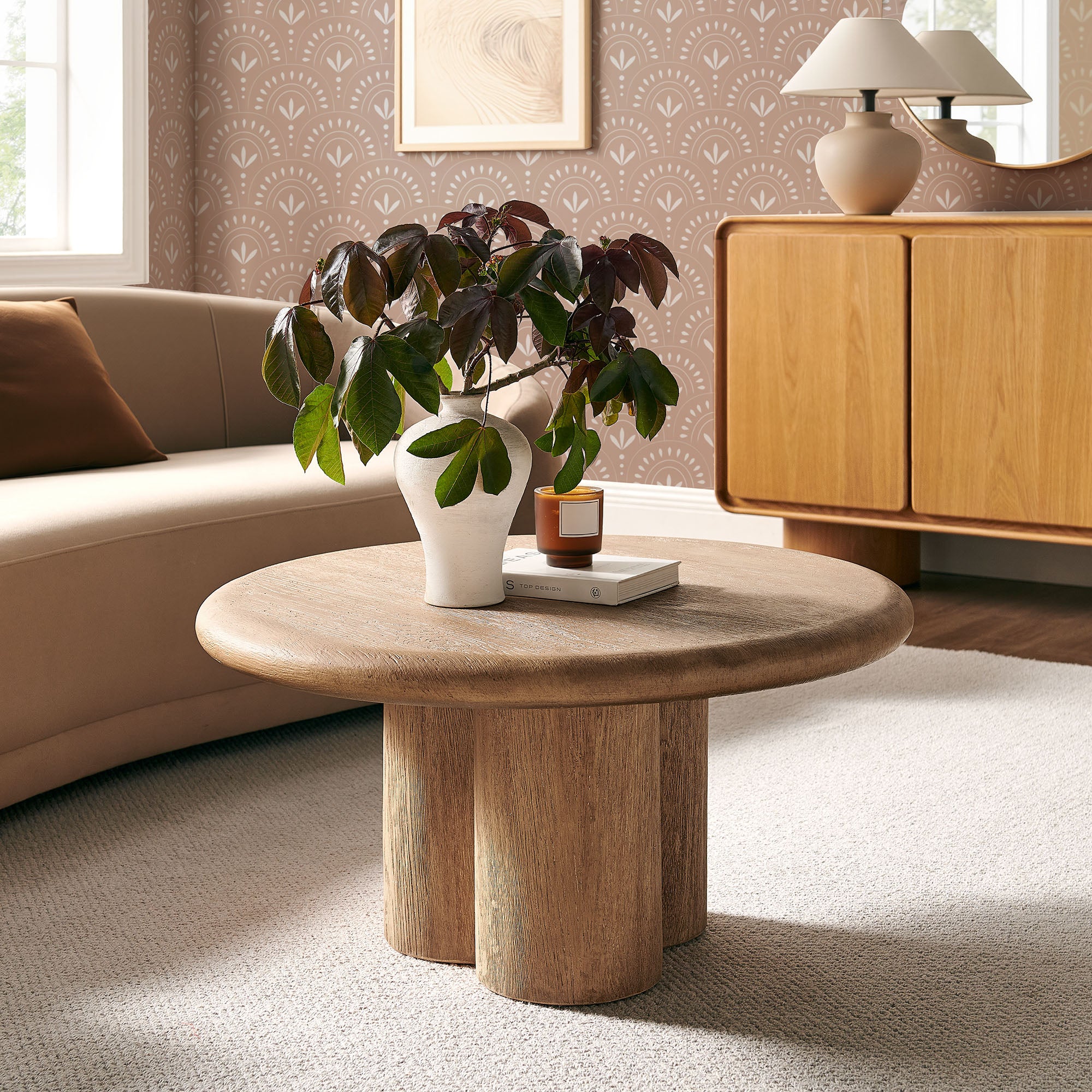 Modway EEI-7620 Tori 31 Inch Round Indoor and Outdoor Patio Coffee Table