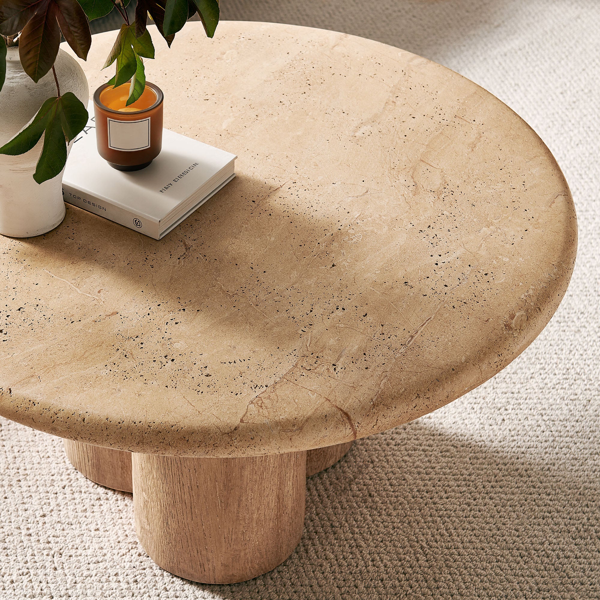 Modway EEI-7620 Tori 31 Inch Round Indoor and Outdoor Patio Coffee Table
