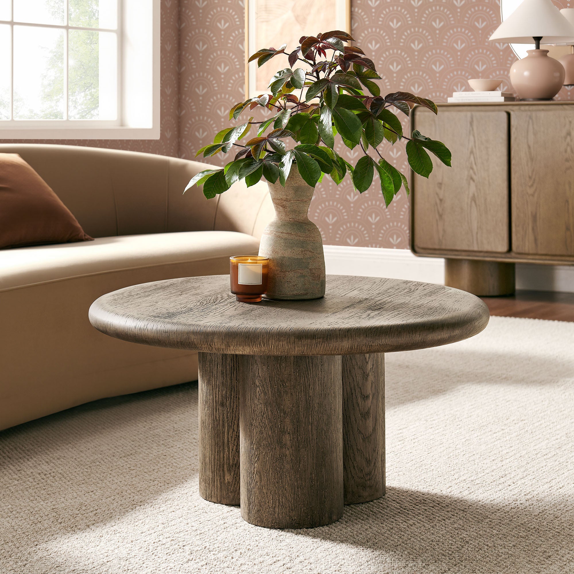 Modway EEI-7620 Tori 31 Inch Round Indoor and Outdoor Patio Coffee Table