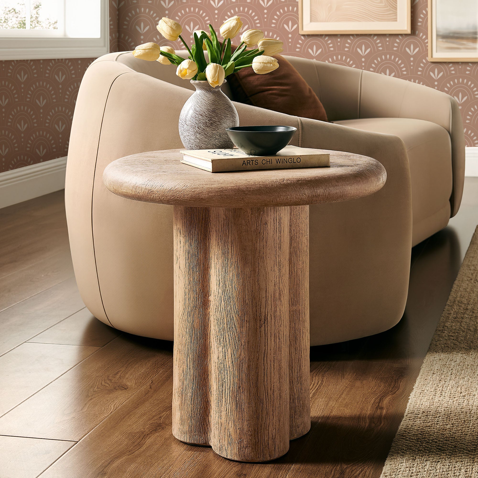 Modway EEI-7621 Tori 20 Inch Round Indoor and Outdoor Patio Side Table