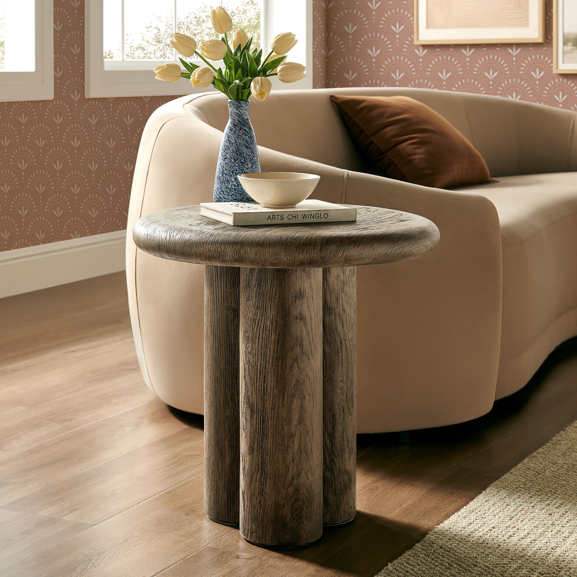 Modway EEI-7621 Tori 20 Inch Round Indoor and Outdoor Patio Side Table