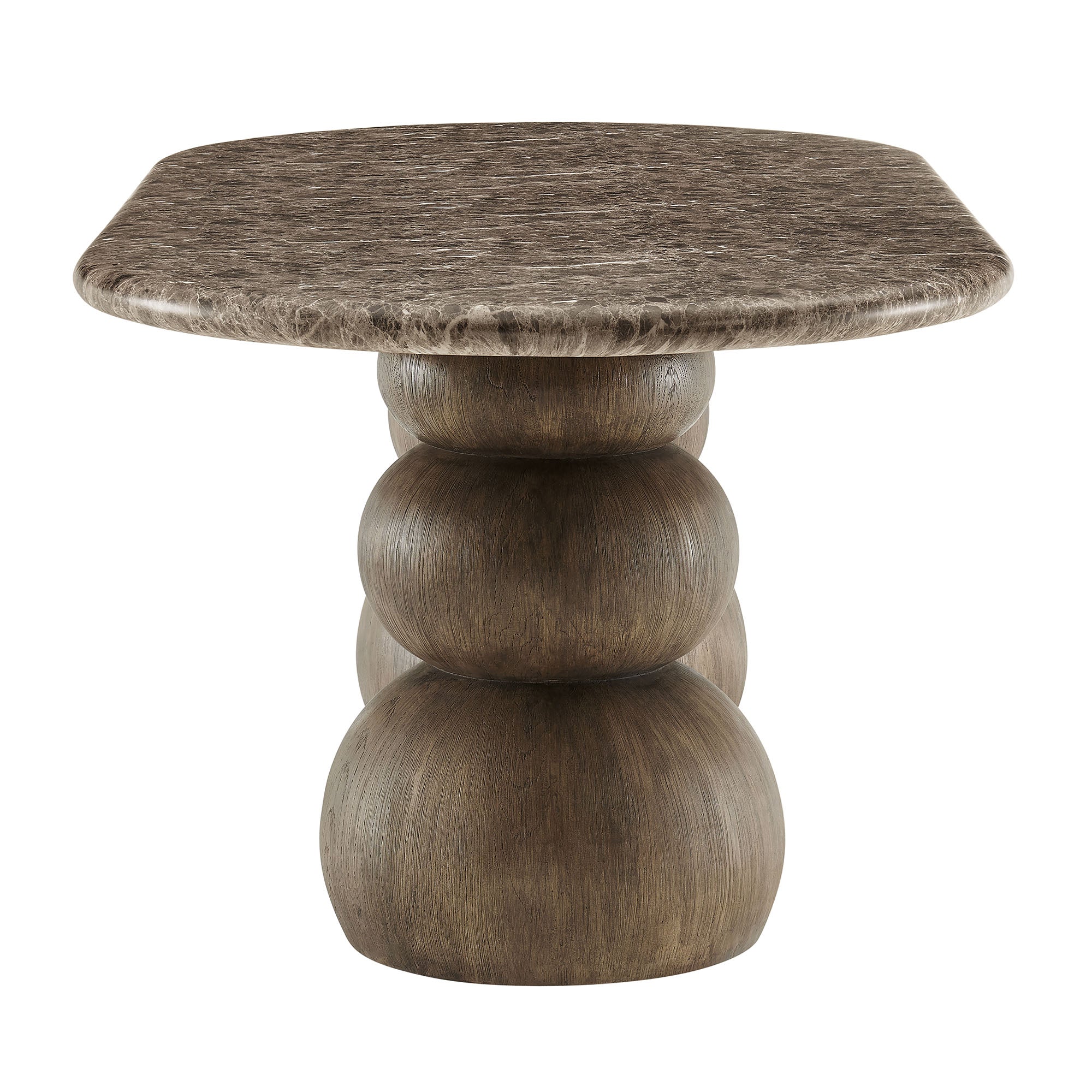 Modway EEI-7623 Pietra Indoor Outdoor Patio Oval Dining Table