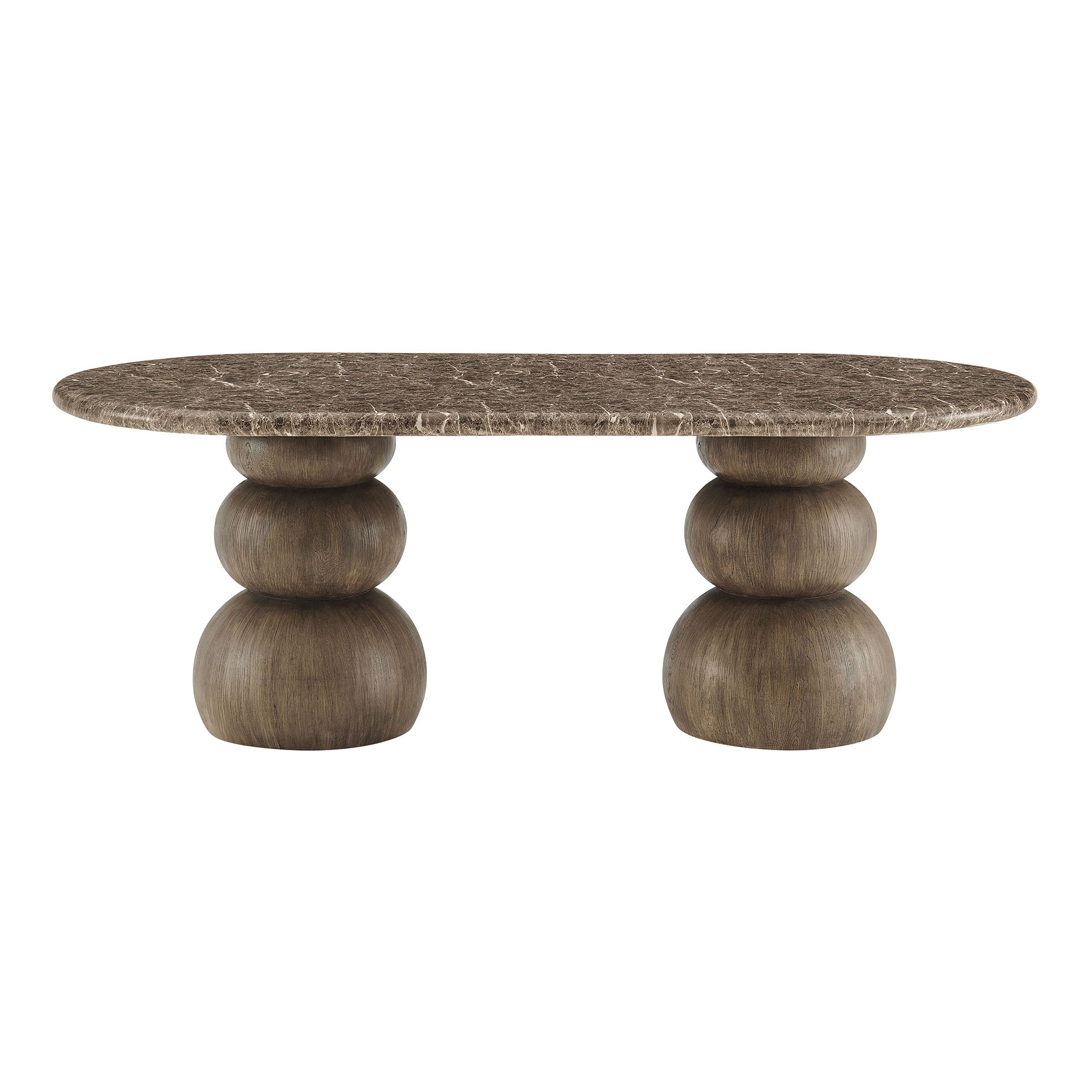 Modway EEI-7623 Pietra Indoor Outdoor Patio Oval Dining Table