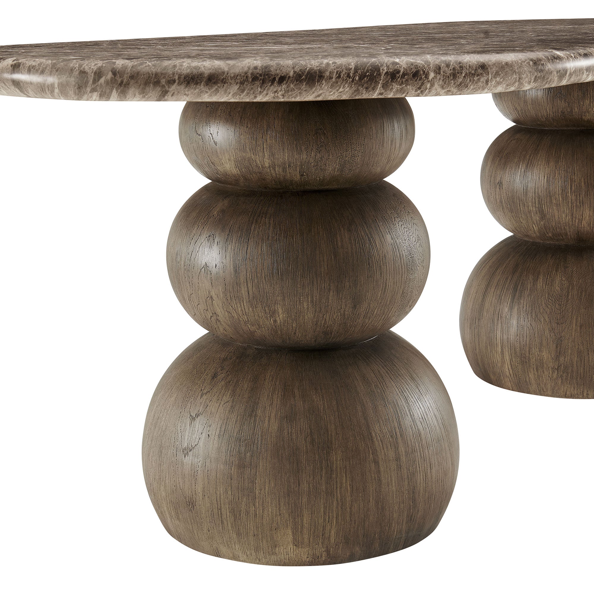 Modway EEI-7623 Pietra Indoor Outdoor Patio Oval Dining Table