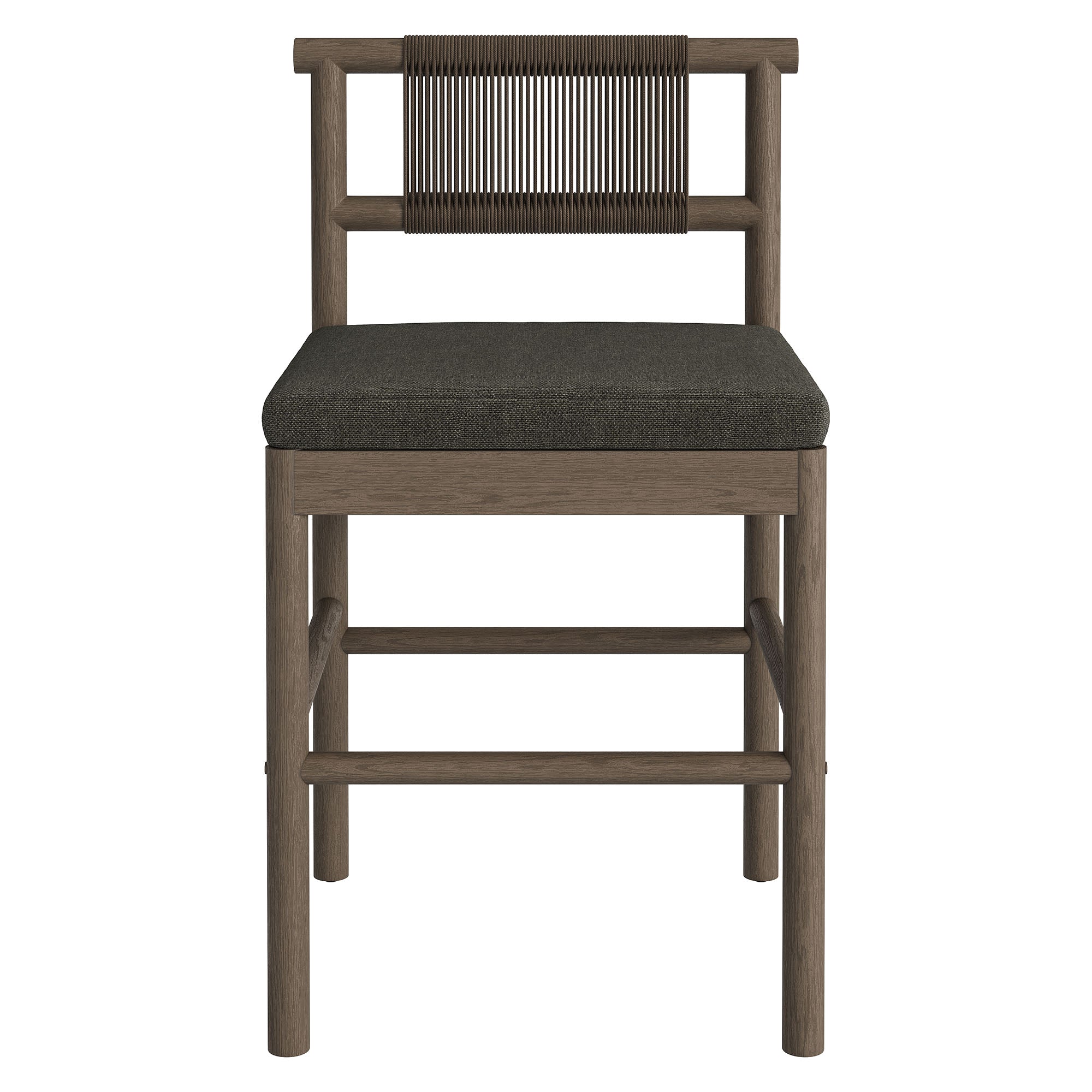 Modway EEI-7627 Eleni Outdoor Patio Teak Wood Counter Stools Set of 2