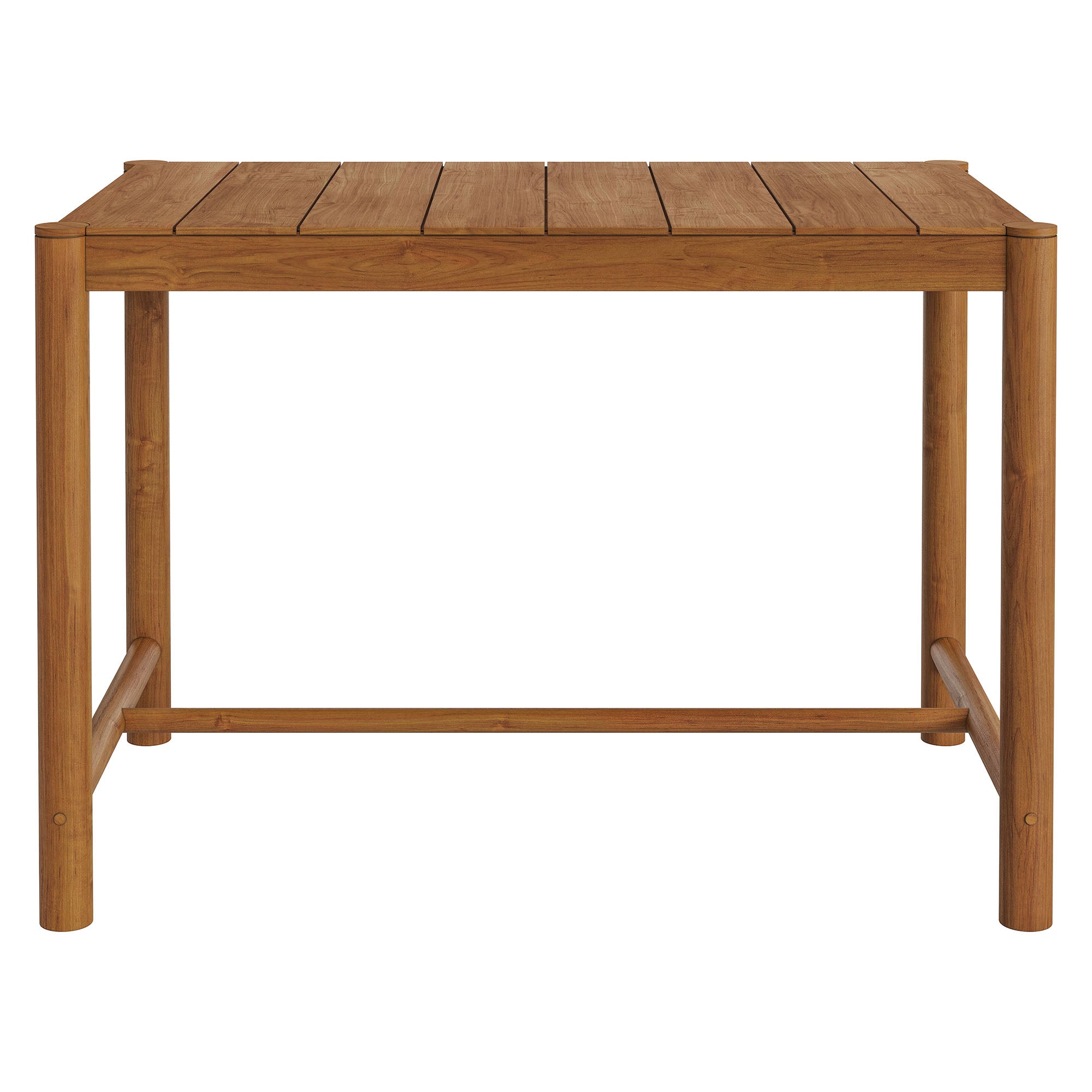 Modway EEI-7629 Eleni Rectangle 56-Inch Outdoor Patio Teak Wood Rectangular Bar Table