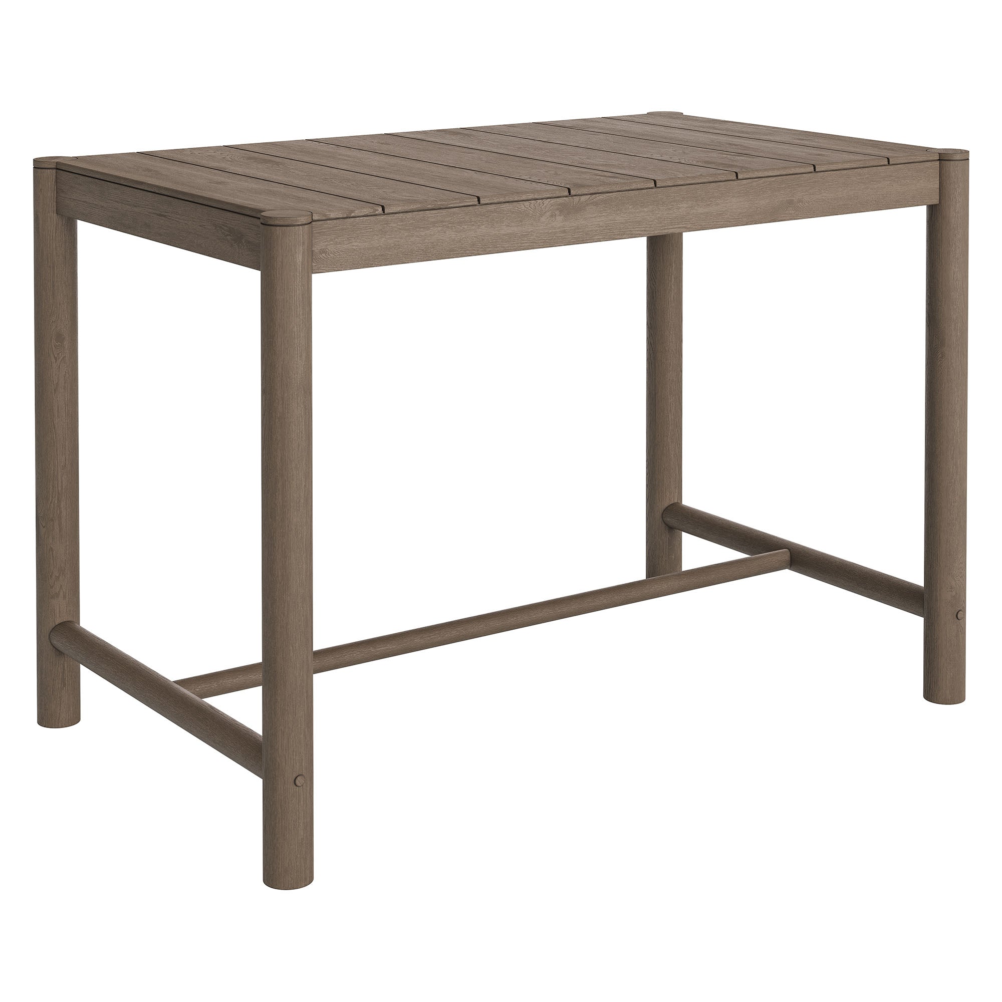 Modway EEI-7629 Eleni Rectangle 56-Inch Outdoor Patio Teak Wood Rectangular Bar Table