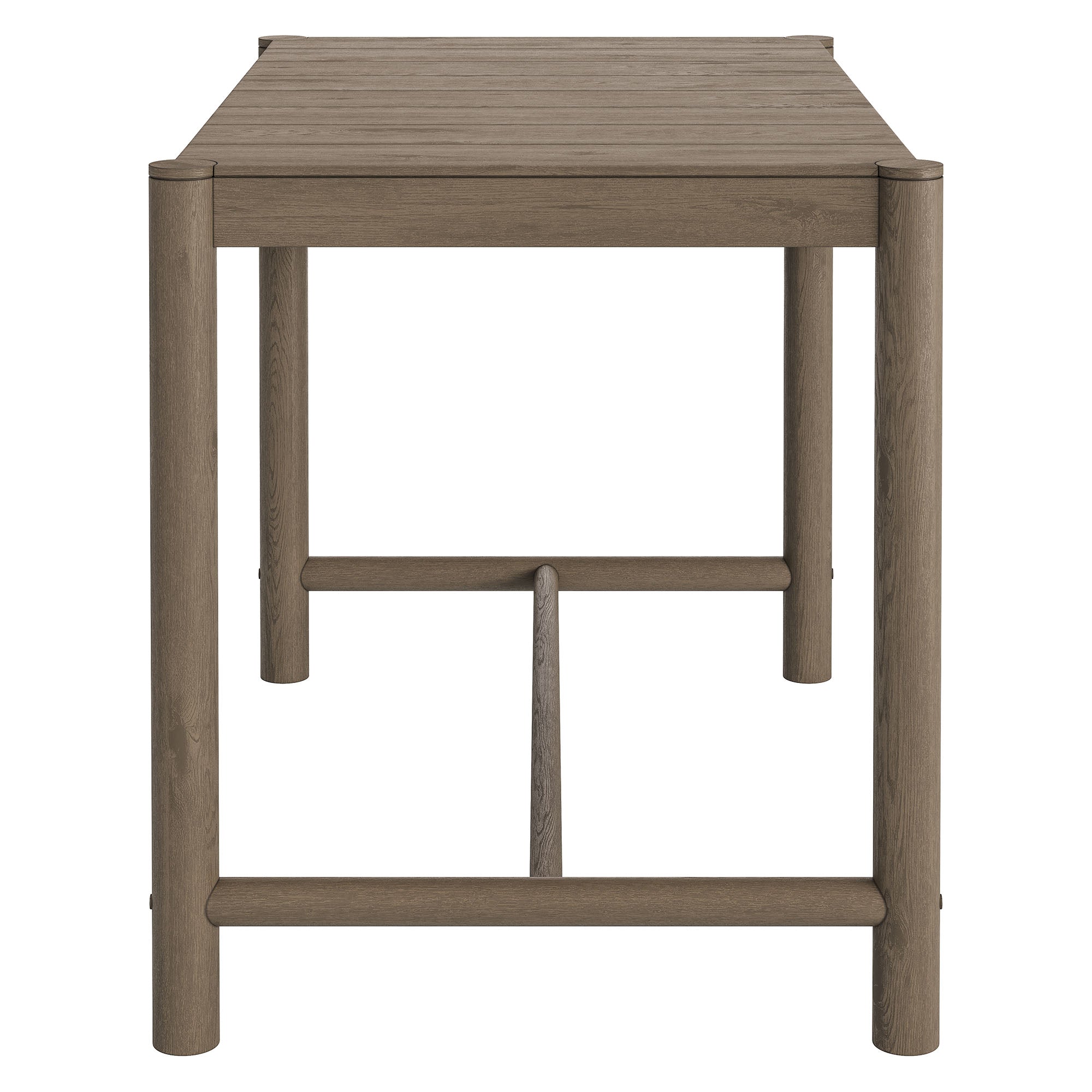 Modway EEI-7629 Eleni Rectangle 56-Inch Outdoor Patio Teak Wood Rectangular Bar Table