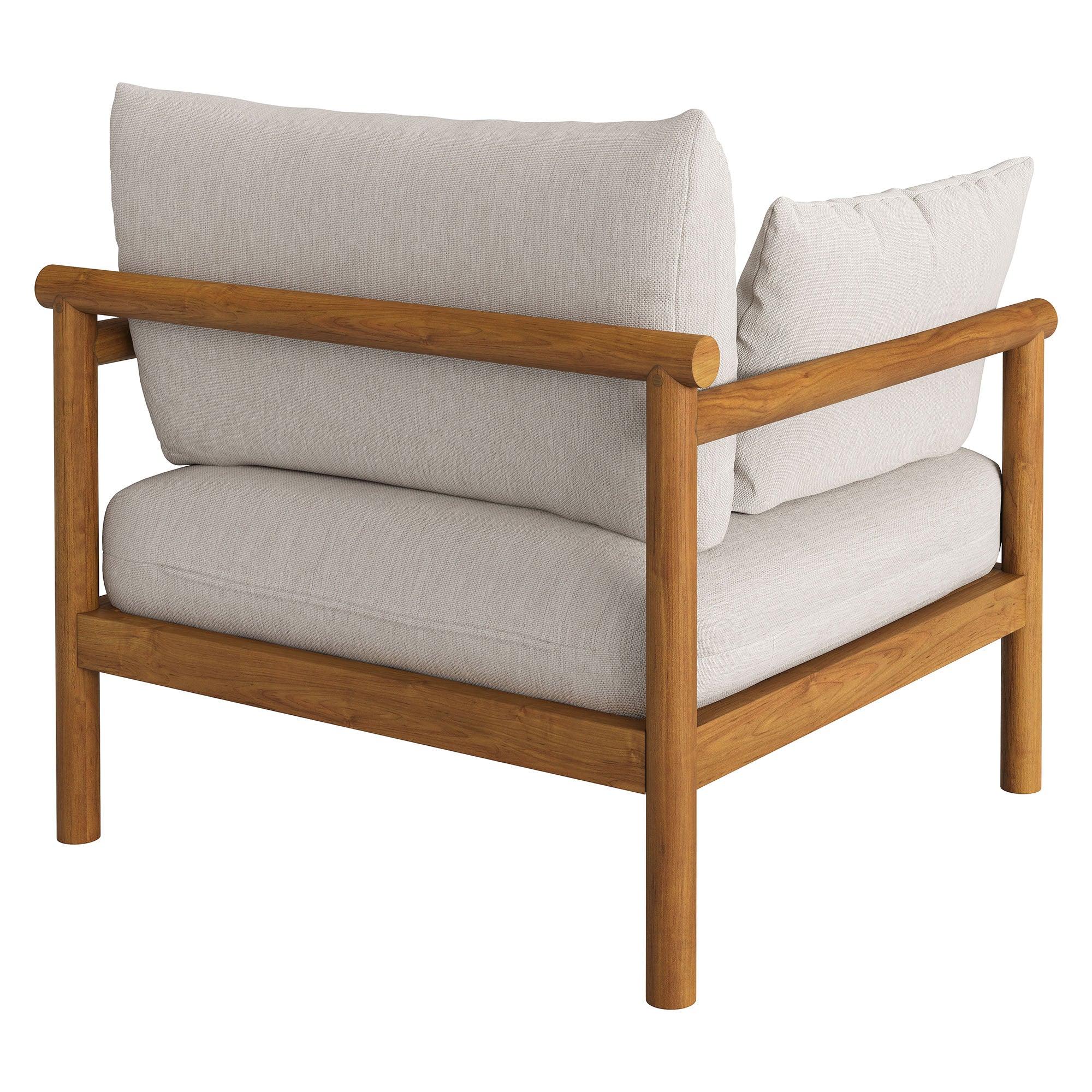 Modway Eleni Outdoor Patio Teak Wood Armchair EEI-7653