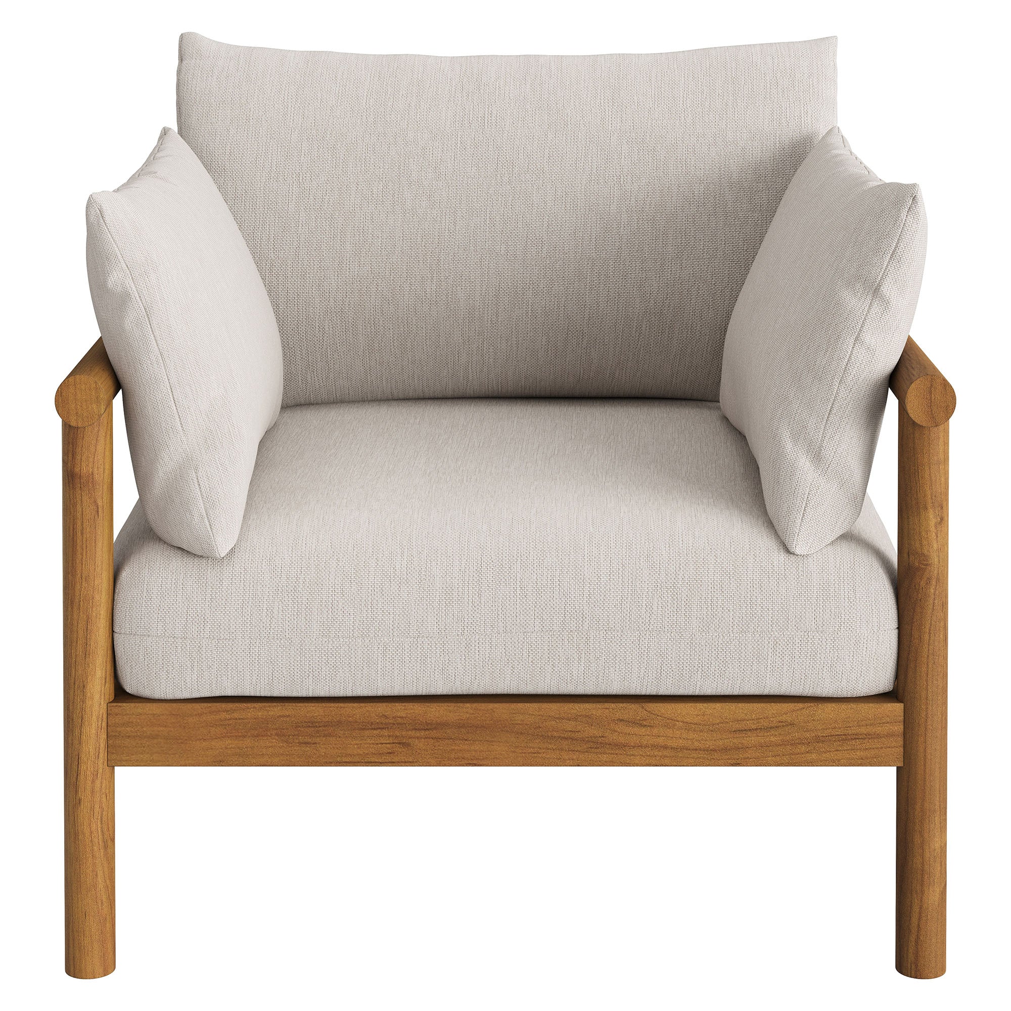 Modway Eleni Outdoor Patio Teak Wood Armchair EEI-7653