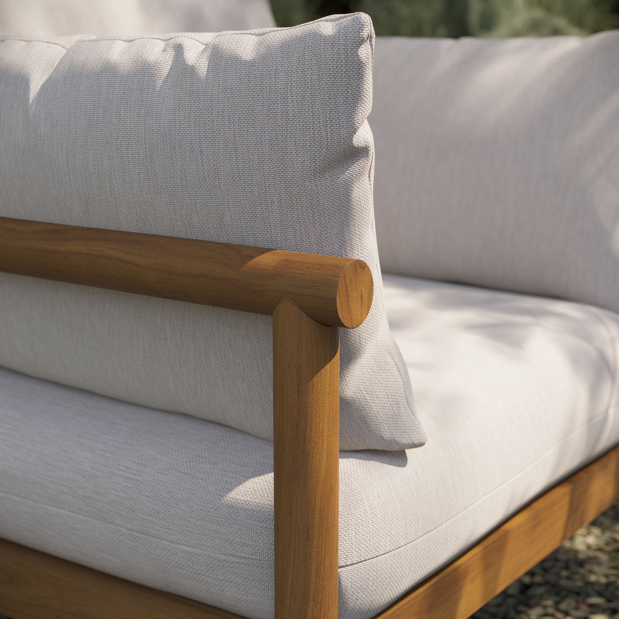 Modway Eleni Outdoor Patio Teak Wood Armchair EEI-7653