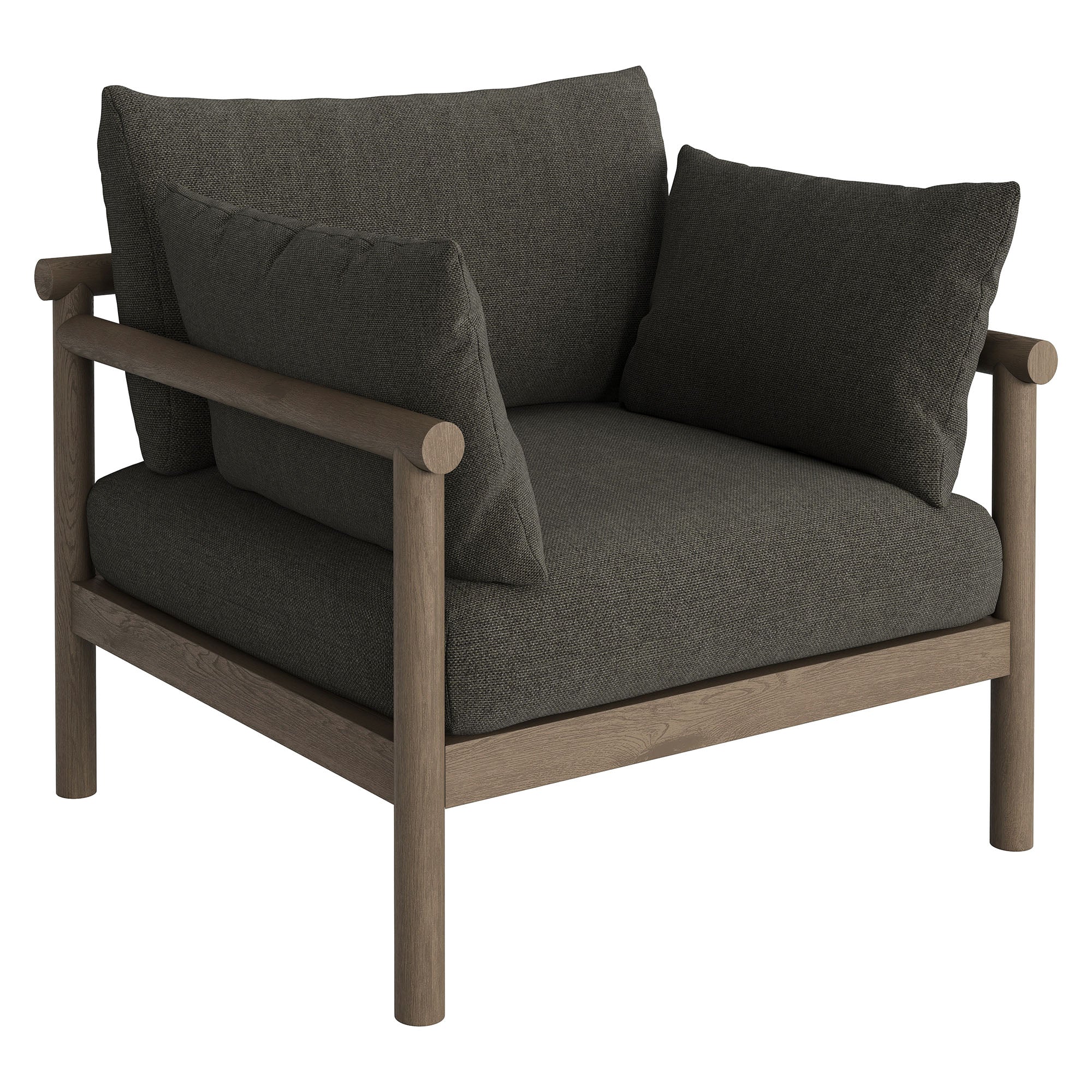 Modway Eleni 5-Piece Outdoor Patio Teak Wood Furniture Set EEI-7660