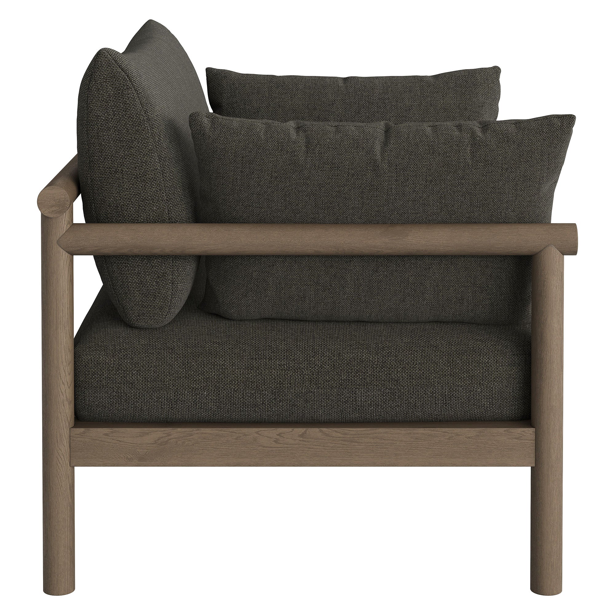 Modway Eleni Outdoor Patio Teak Wood Loveseat EEI-7654