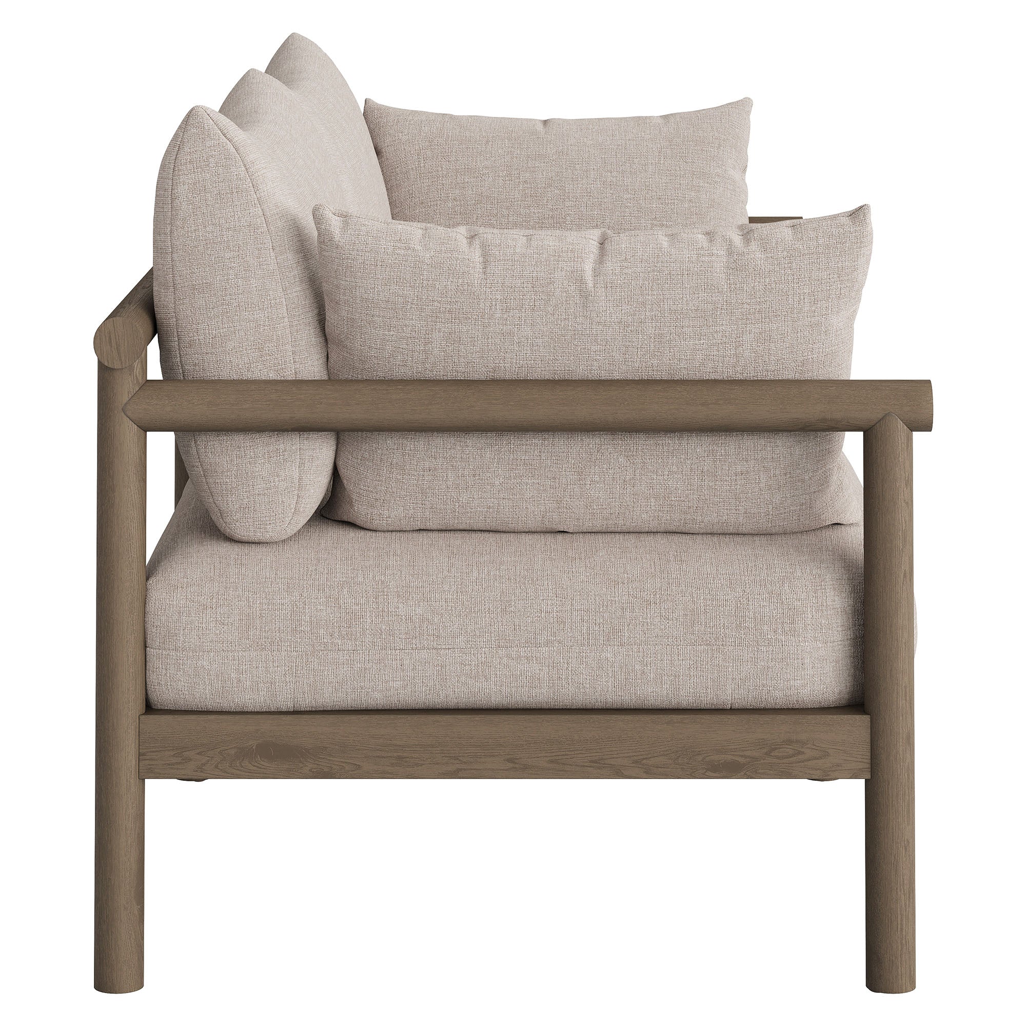 Modway Eleni Outdoor Patio Teak Wood Loveseat EEI-7654