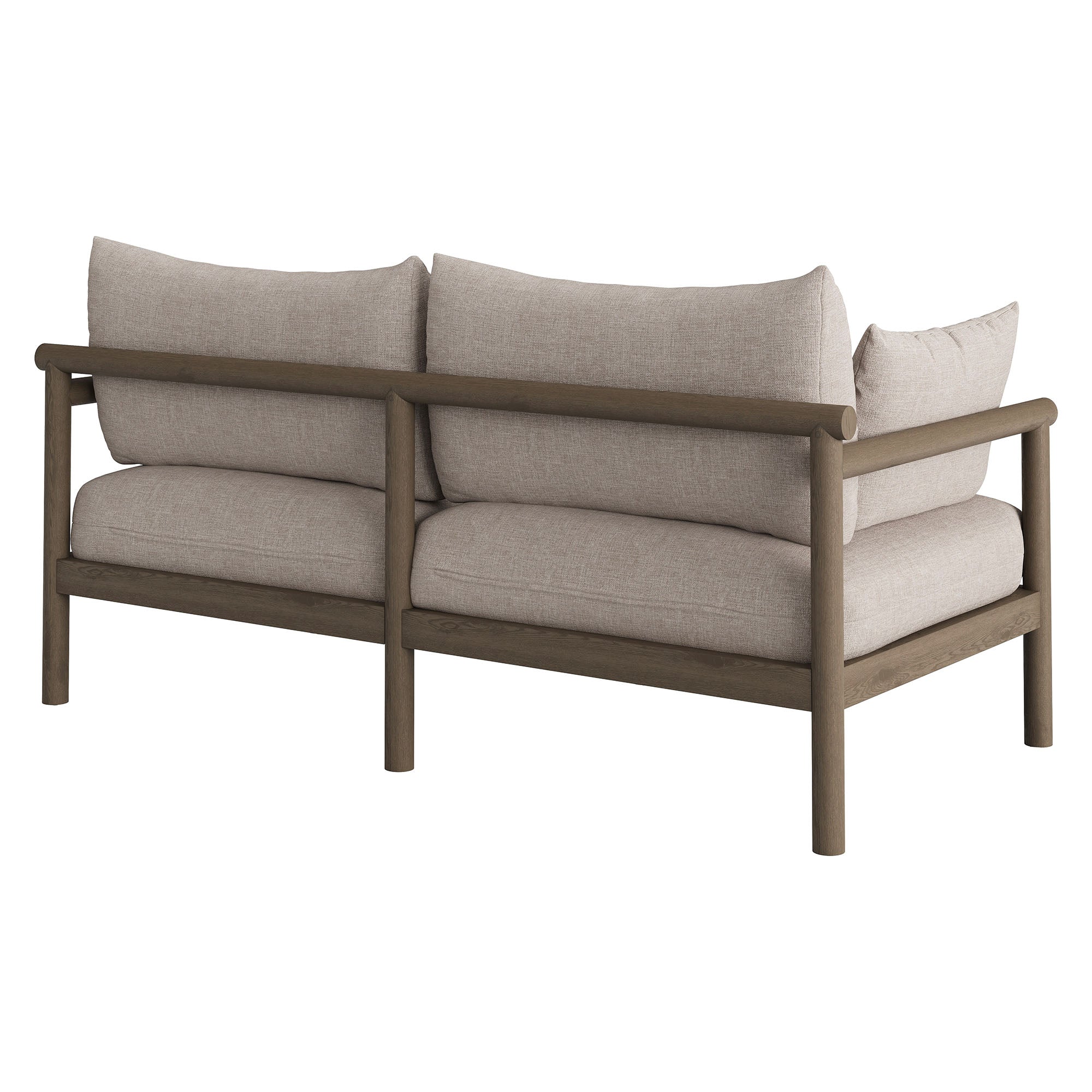 Modway Eleni Outdoor Patio Teak Wood Loveseat EEI-7654