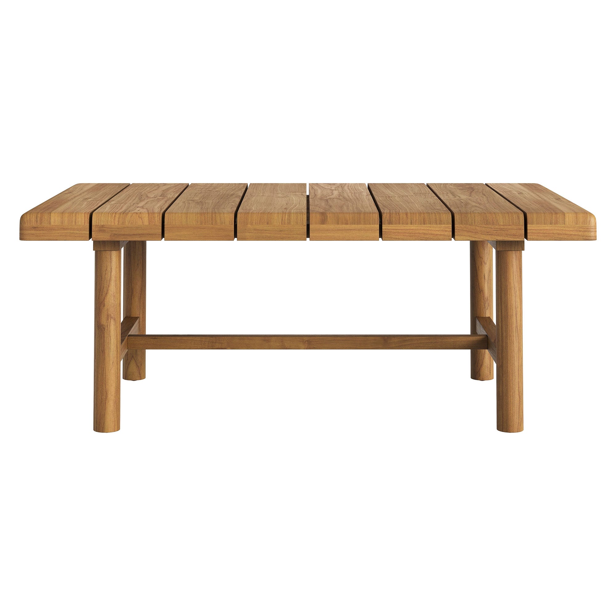 Modway Eleni 4-Piece Outdoor Patio Teak Wood Sofa Set EEI-7661