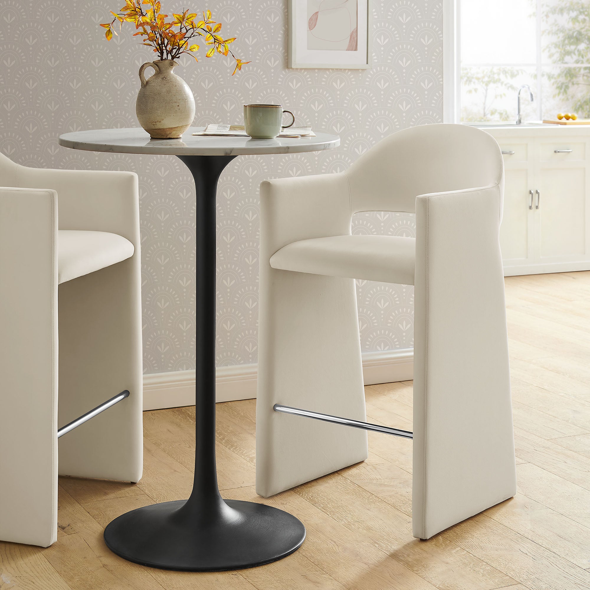 Modway EEI-7665 Talia 37 Inch Vegan Leather Counter Stool