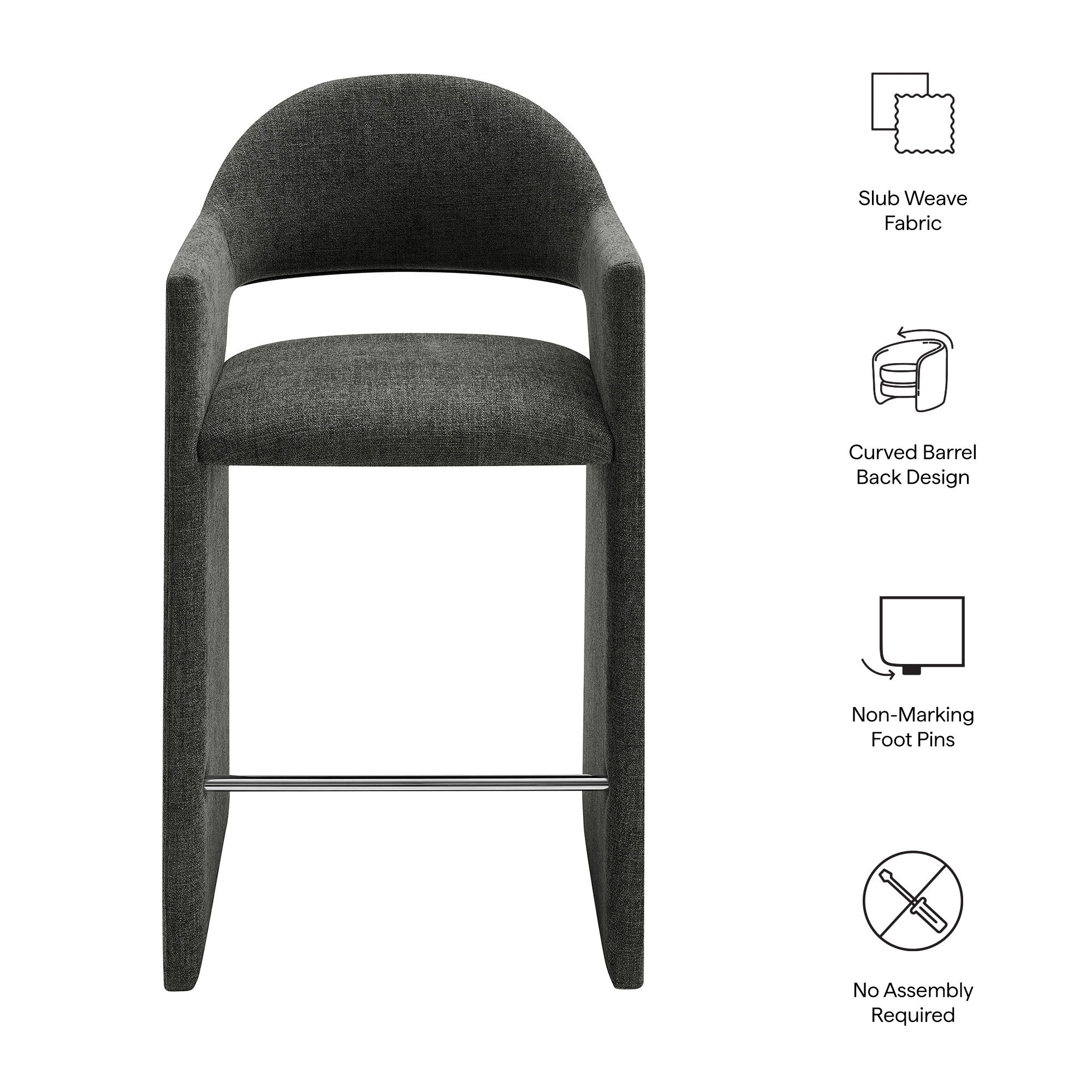 Modway EEI-7667 Talia 41 Inch 41 Inch Upholstered Fabric Bar Stool