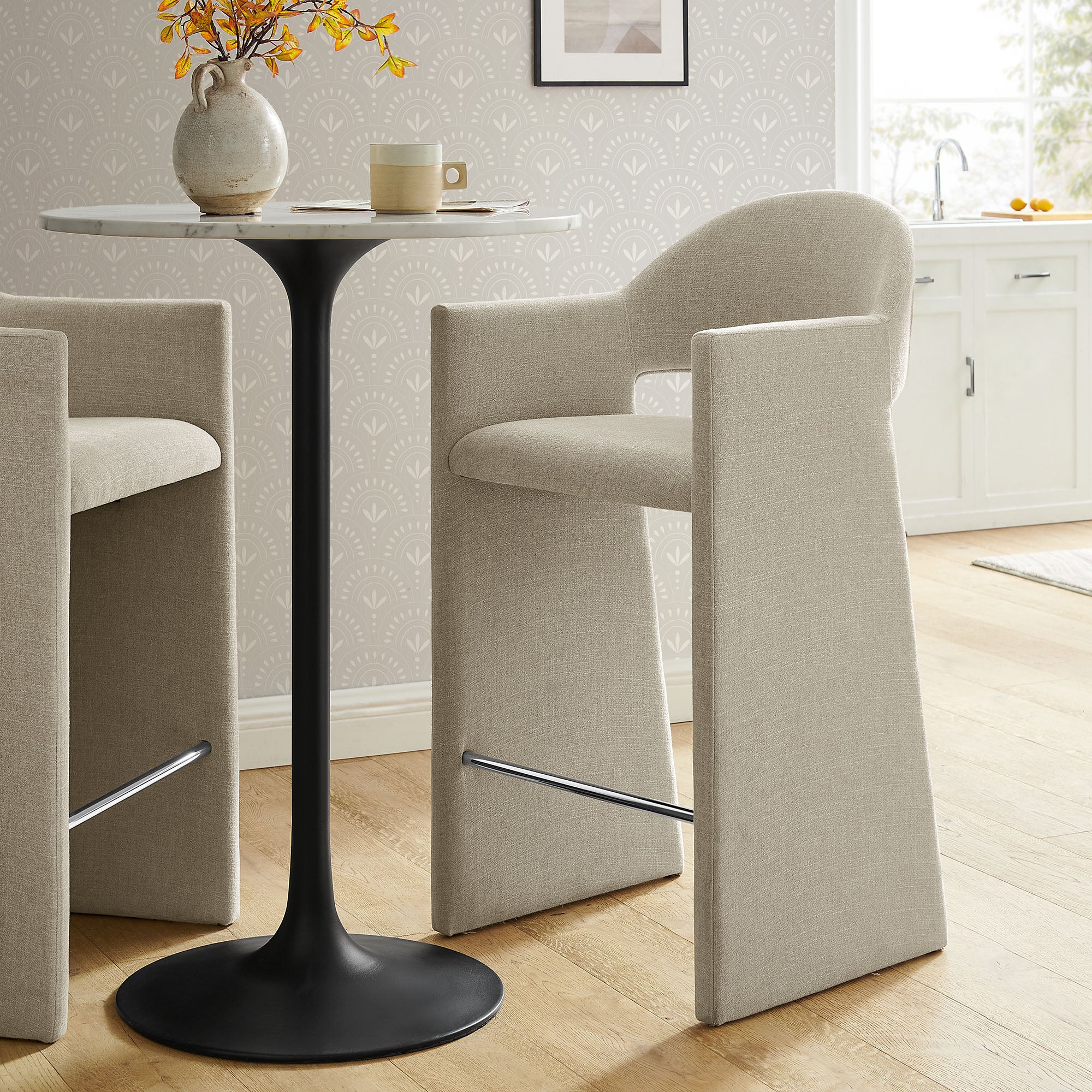 Modway EEI-7667 Talia 41 Inch 41 Inch Upholstered Fabric Bar Stool