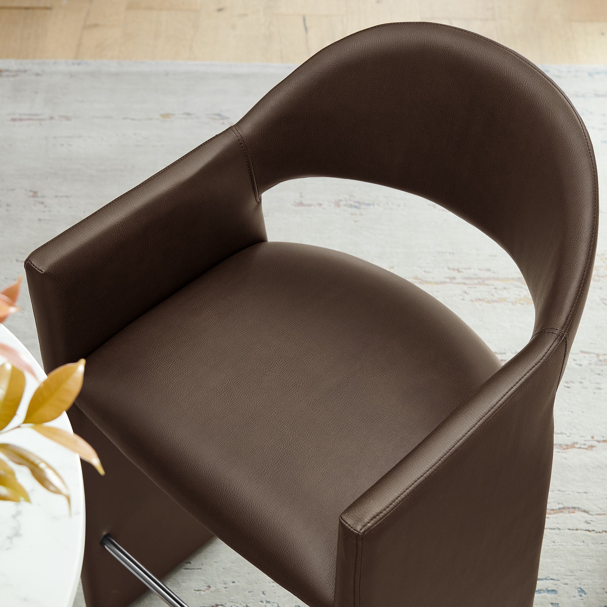 Modway EEI-7668 Talia 41 Inch Vegan Leather Bar Stool