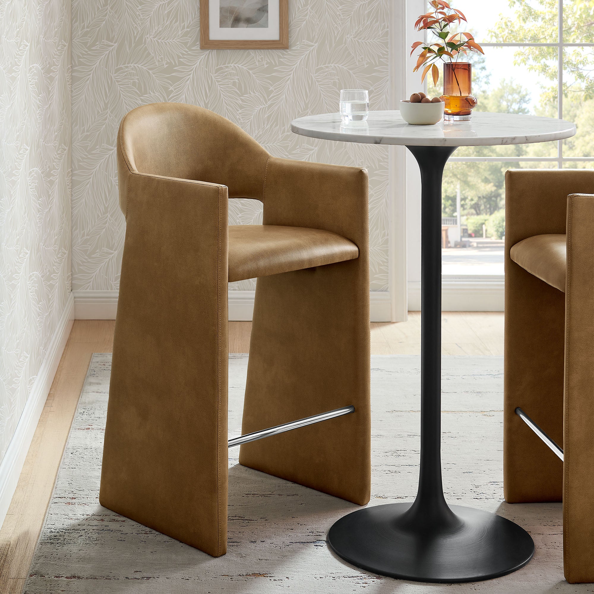 Modway EEI-7668 Talia 41 Inch Vegan Leather Bar Stool