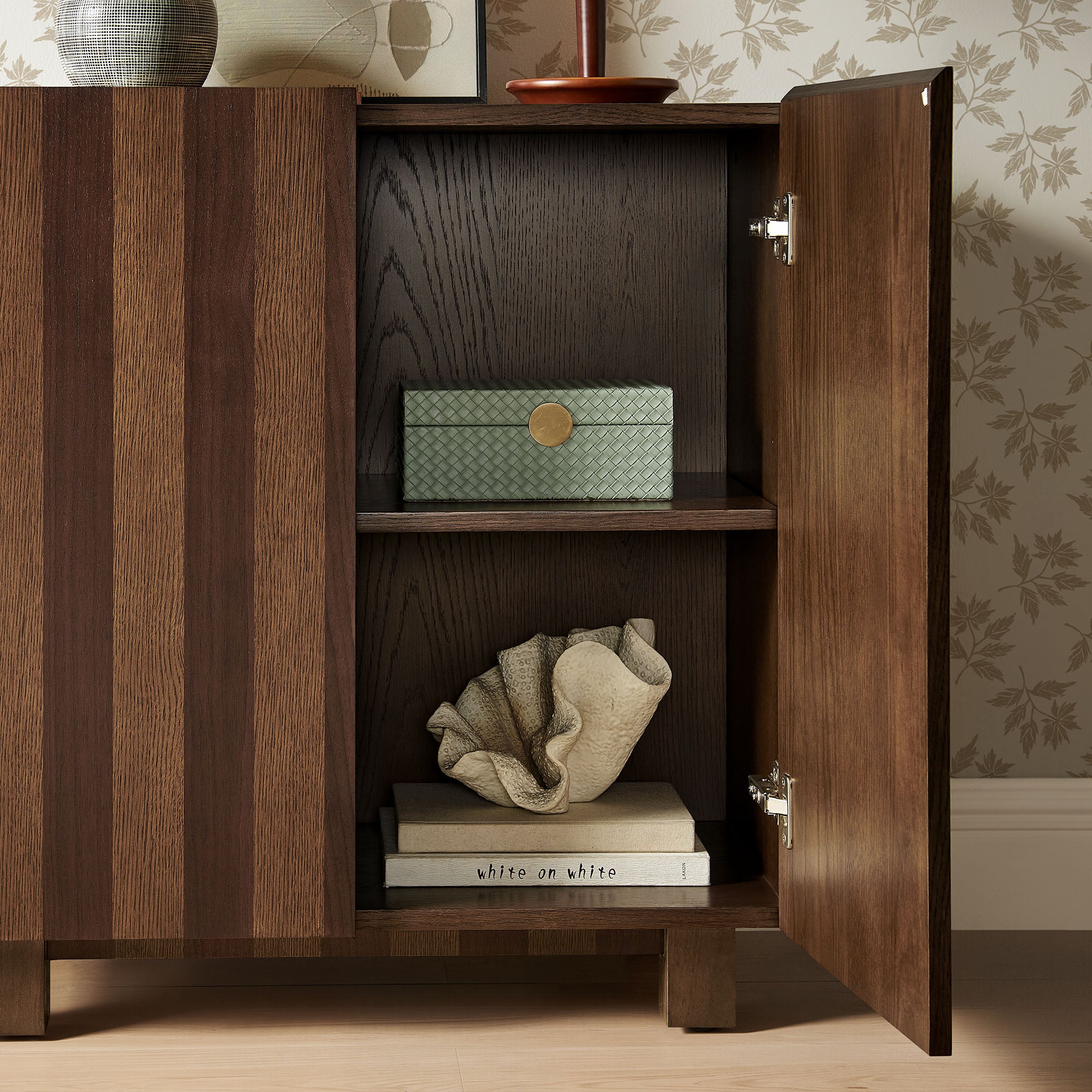 Modway Kline 2-Door Striped Accent Cabinet EEI-7669