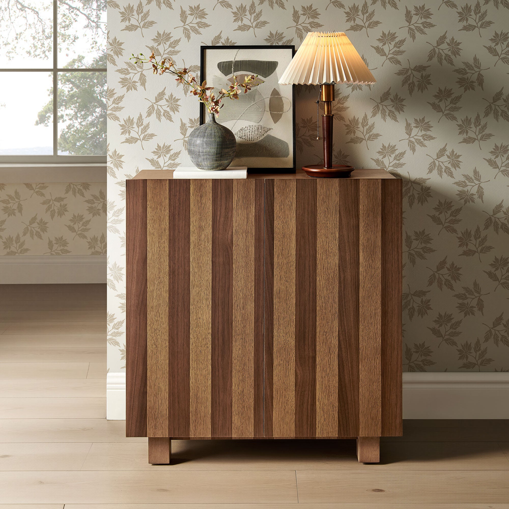 Modway Kline 2-Door Striped Accent Cabinet EEI-7669