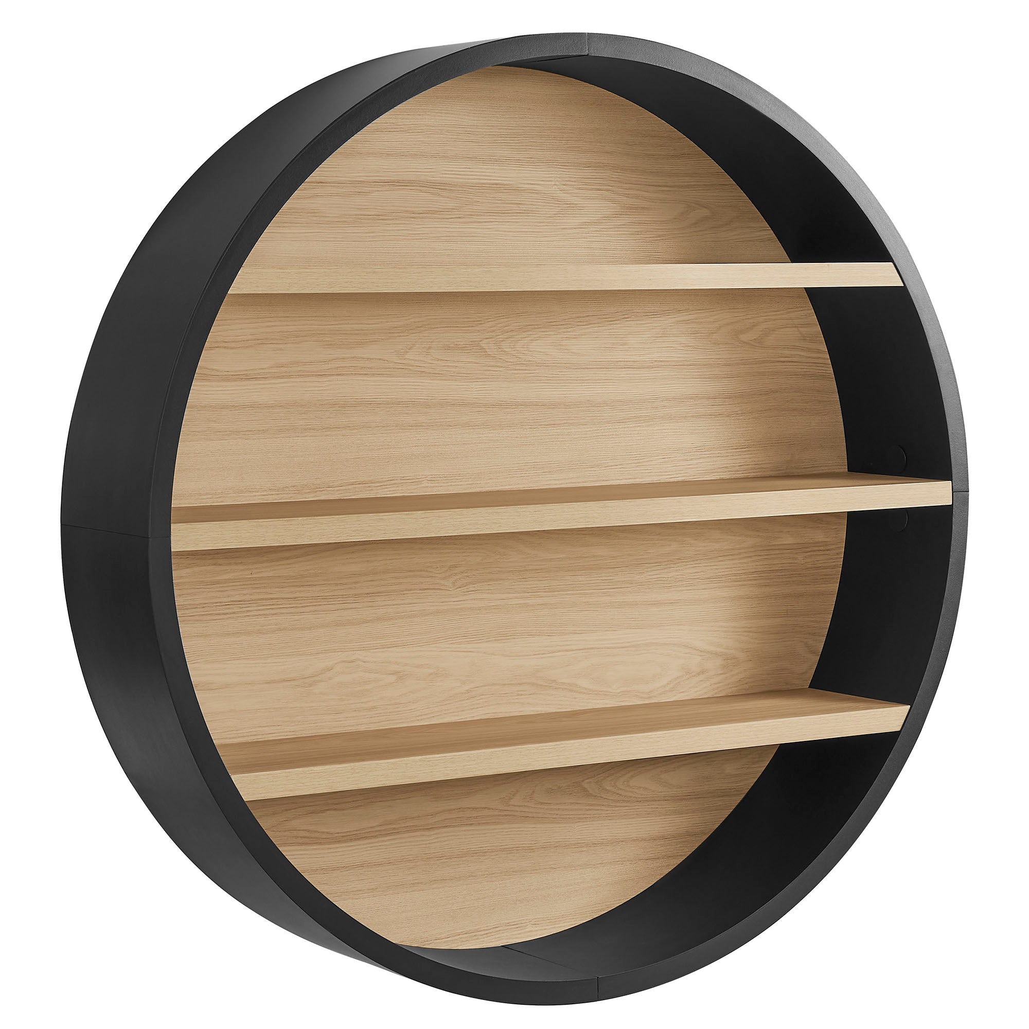 Modway EEI-7672 Romy 47" Round Wall Book Shelf