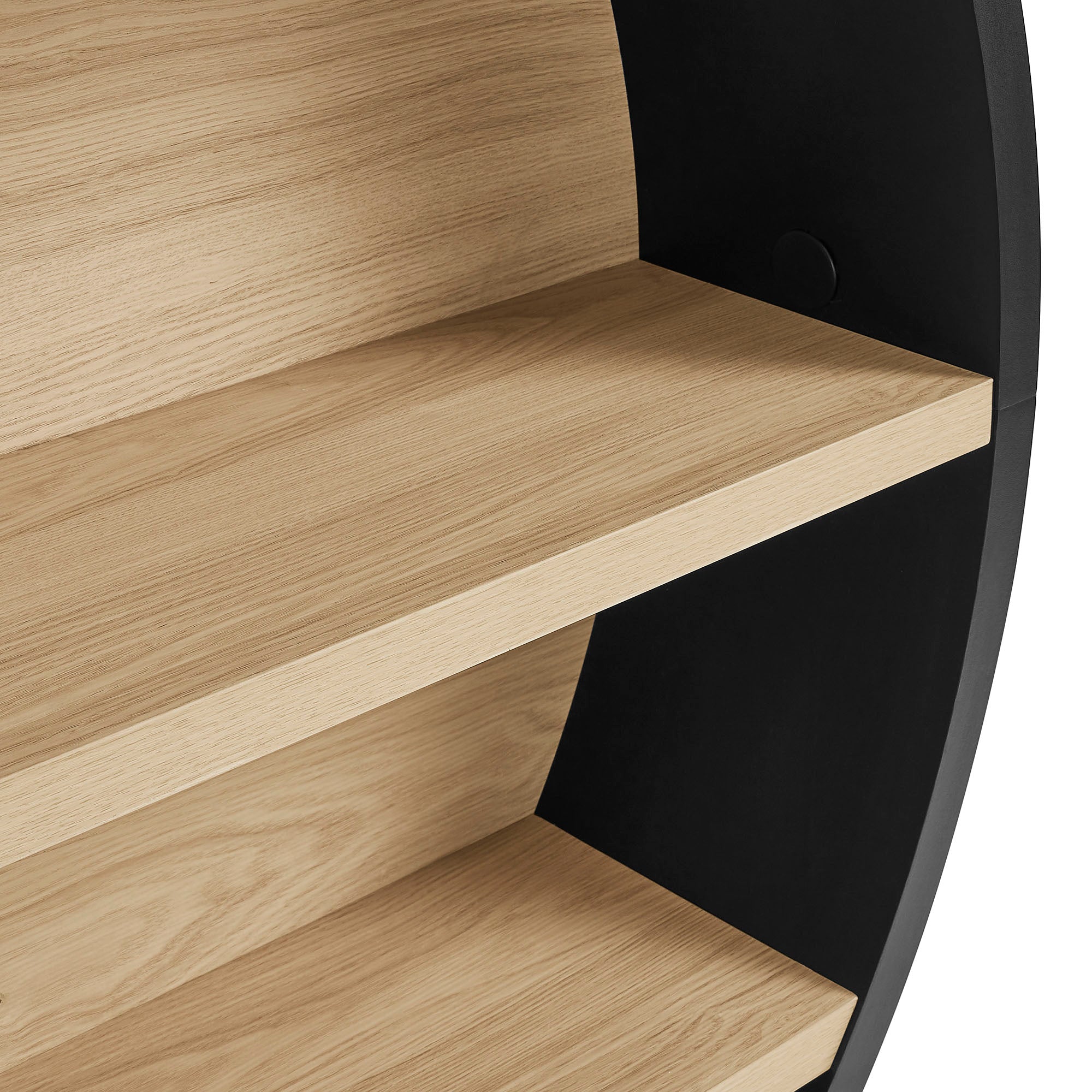 Modway EEI-7672 Romy 47" Round Wall Book Shelf
