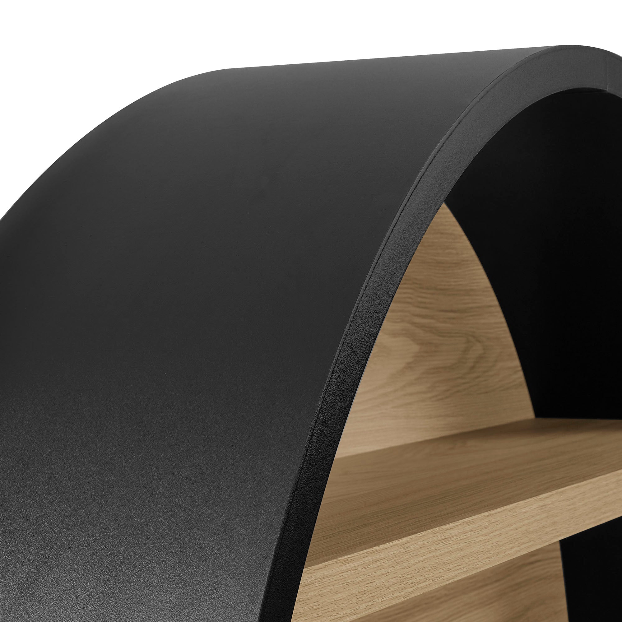 Modway EEI-7672 Romy 47" Round Wall Book Shelf