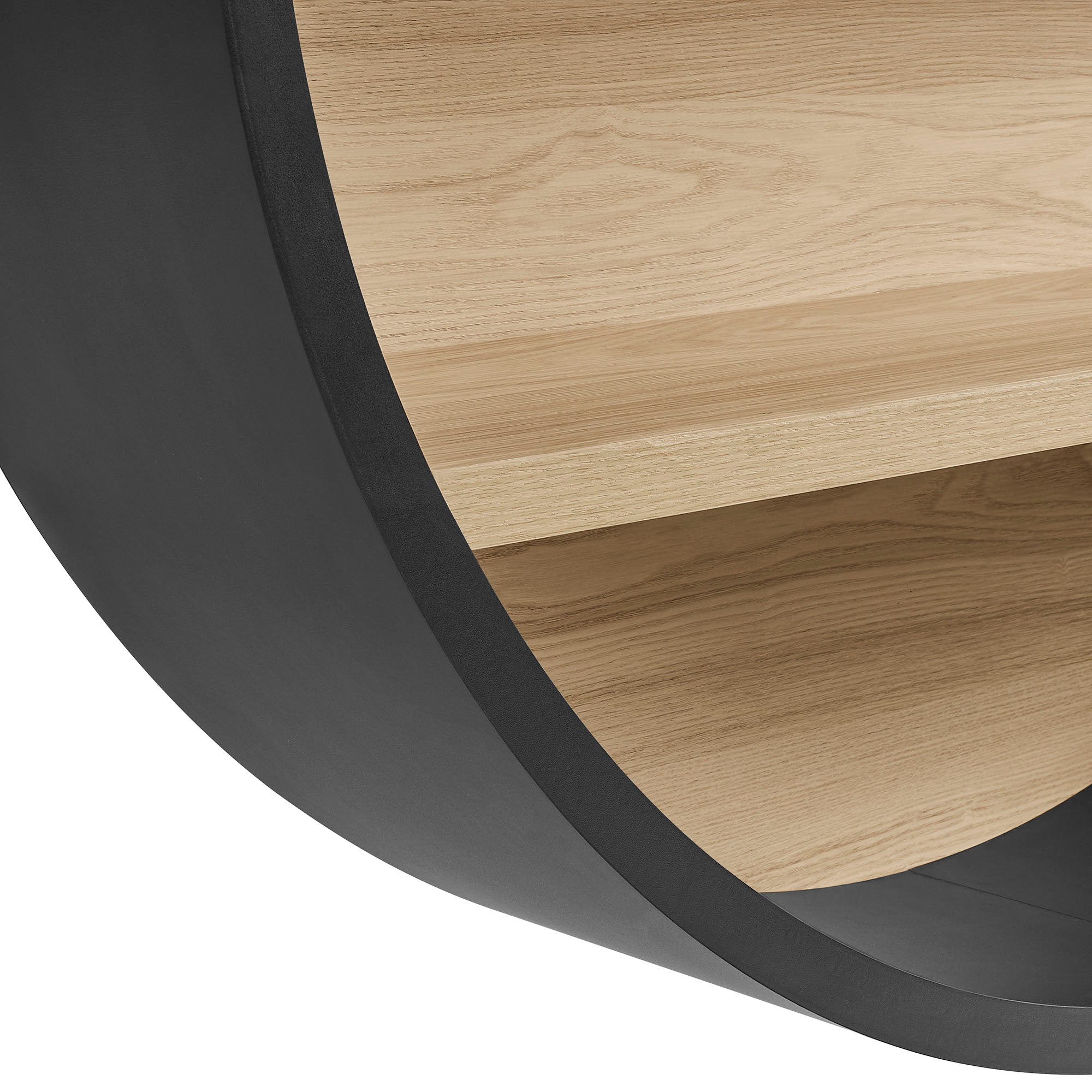Modway EEI-7672 Romy 47" Round Wall Book Shelf
