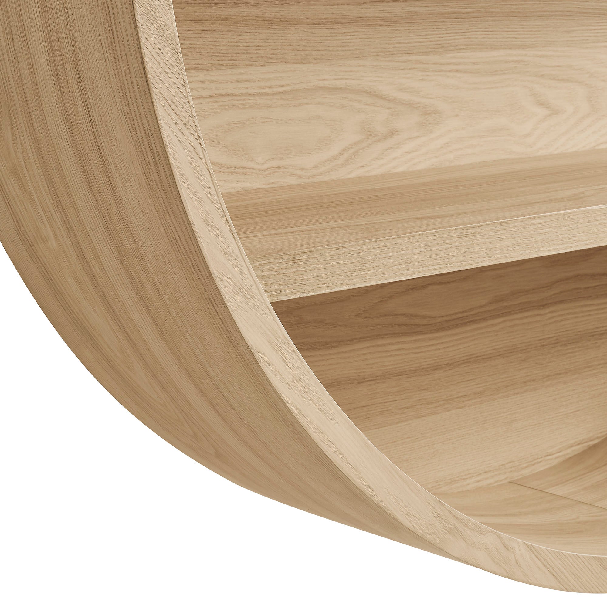 Modway EEI-7672 Romy 47" Round Wall Book Shelf