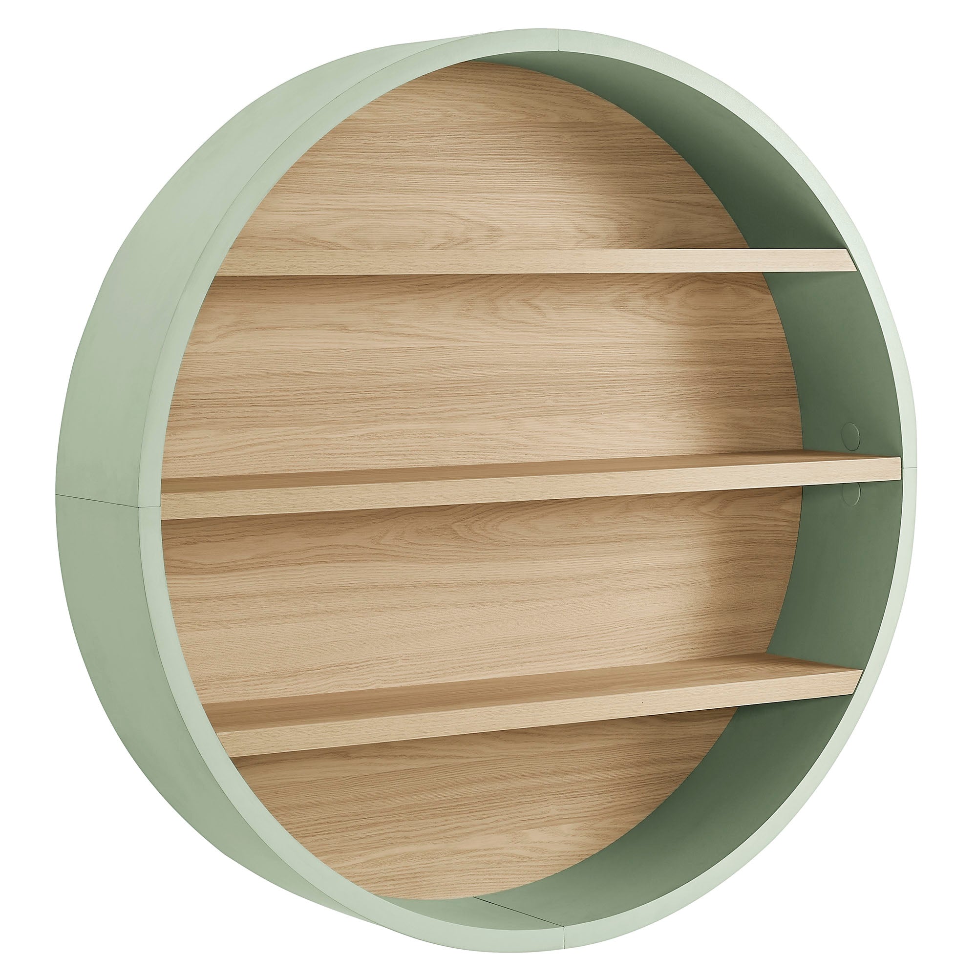 Modway EEI-7672 Romy 47" Round Wall Book Shelf