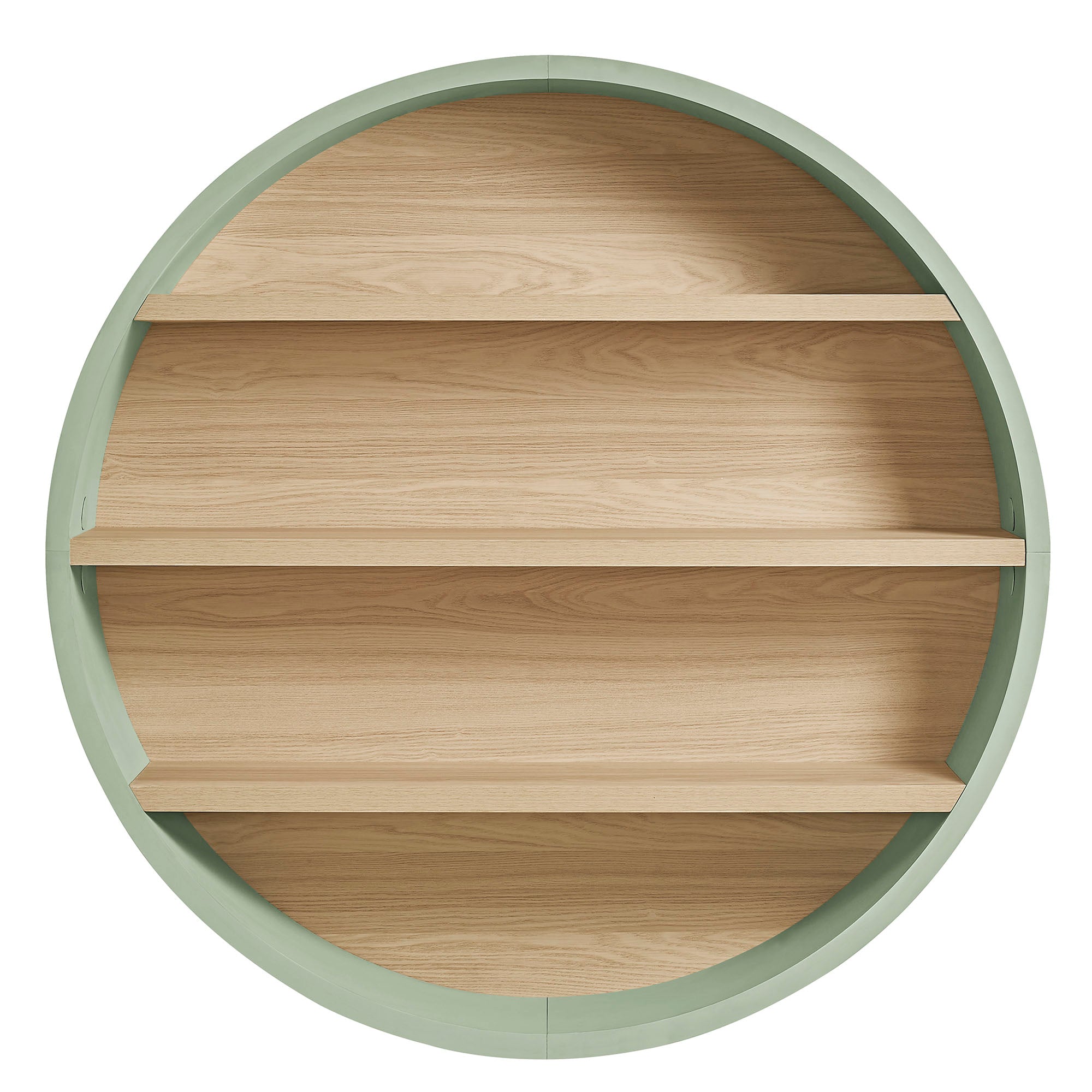 Modway EEI-7672 Romy 47" Round Wall Book Shelf