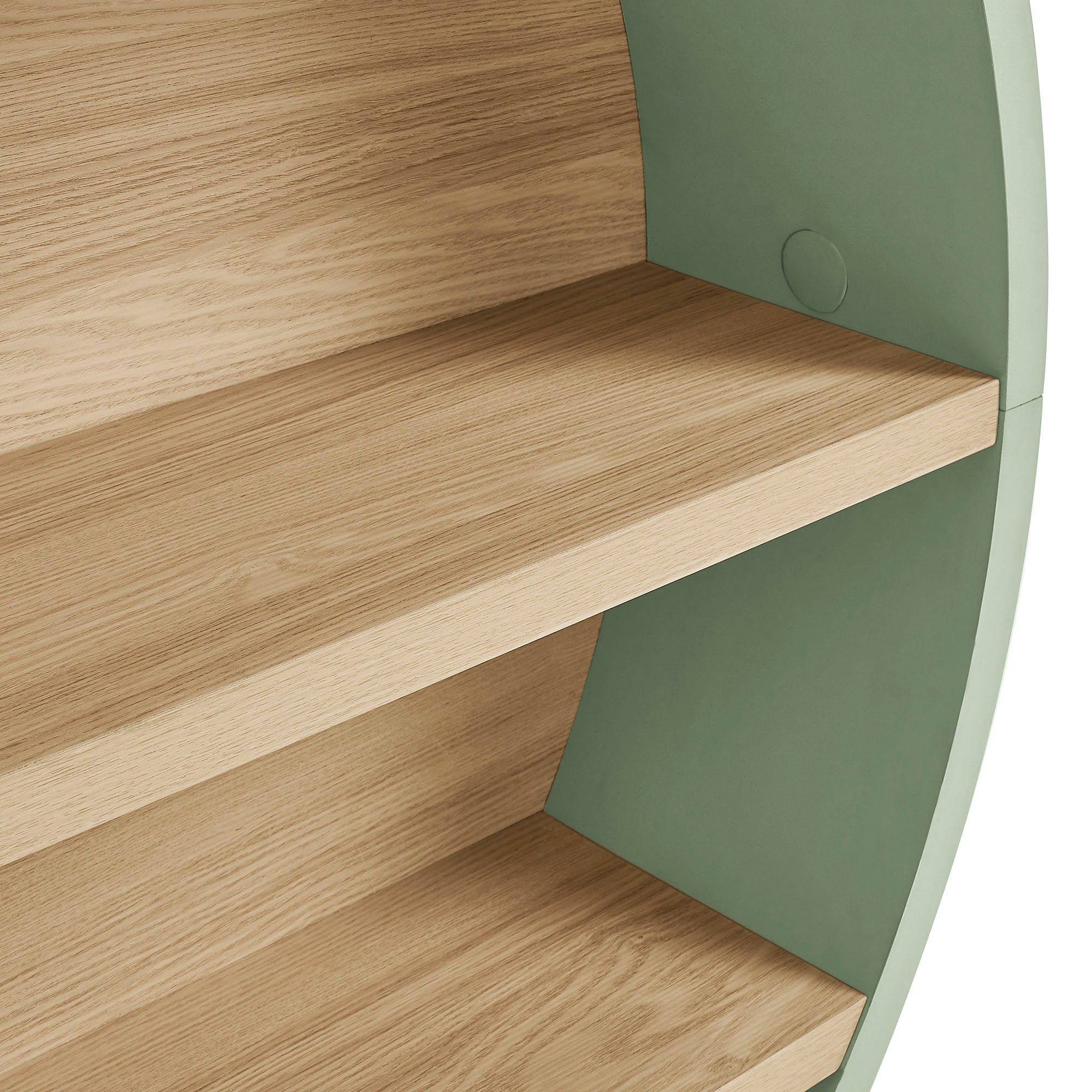 Modway EEI-7672 Romy 47" Round Wall Book Shelf