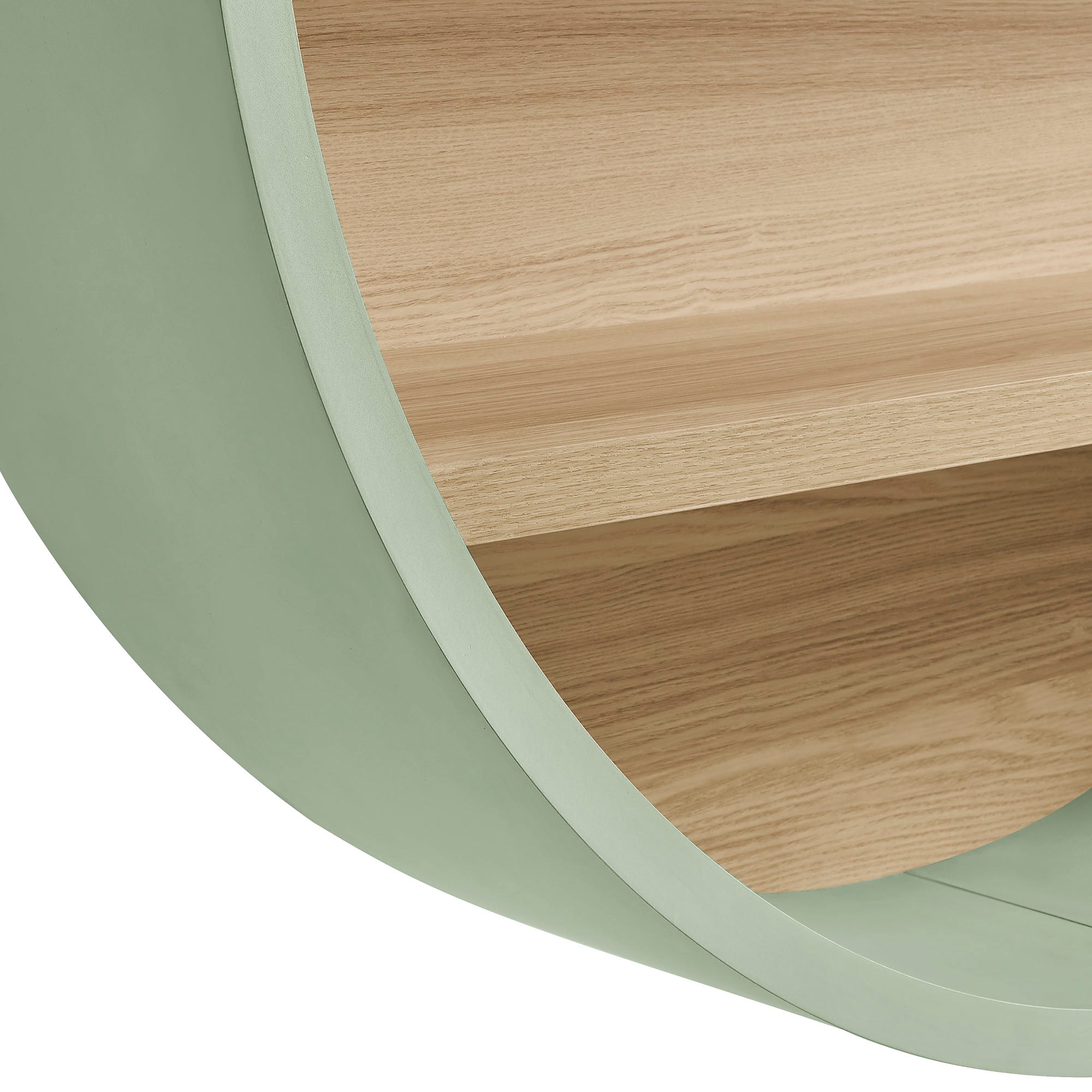 Modway EEI-7672 Romy 47" Round Wall Book Shelf