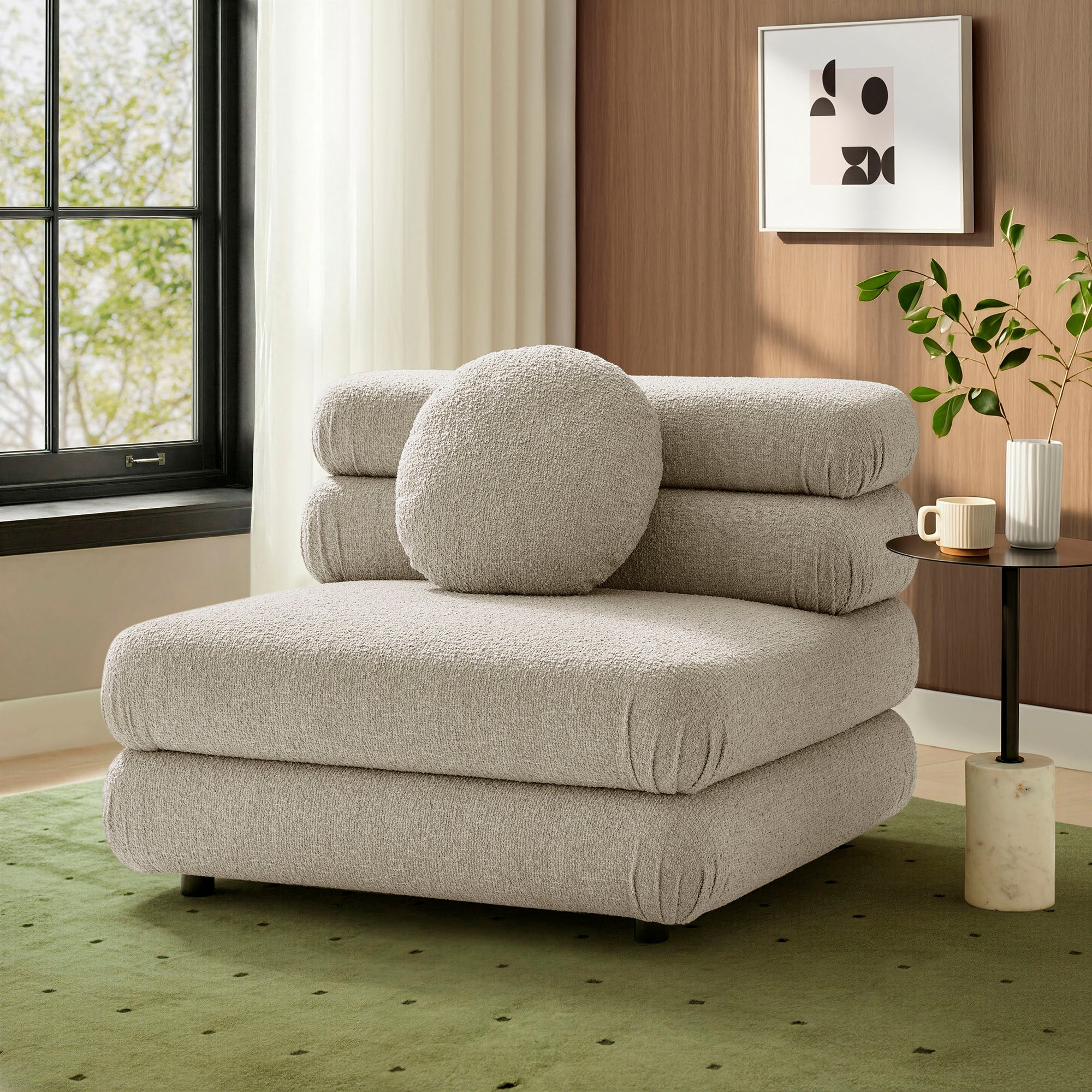 Modway Jubilee Upholstered Modular Armless Chair EEI-7708