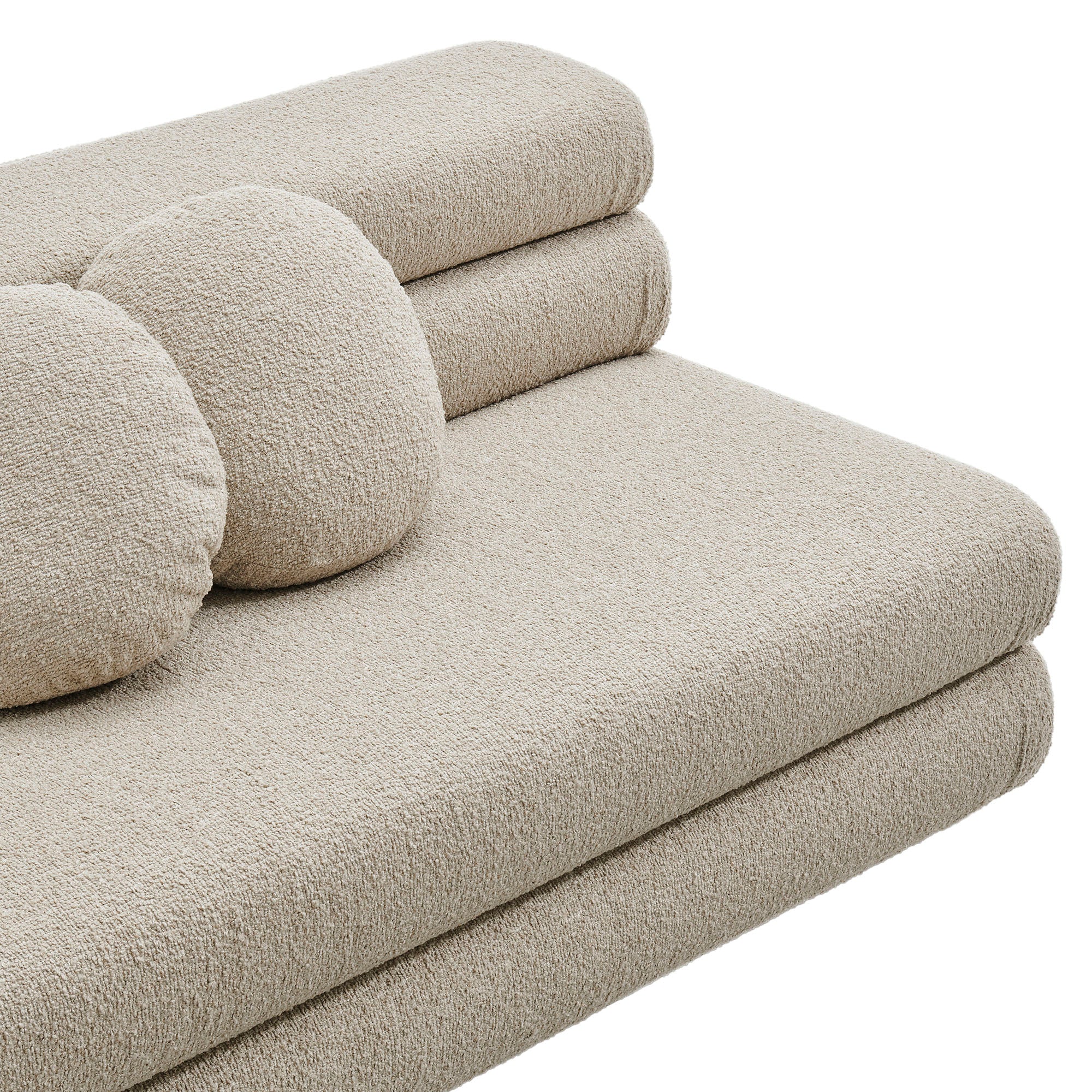 Modway Jubilee Upholstered Modular Armless Loveseat EEI-7709