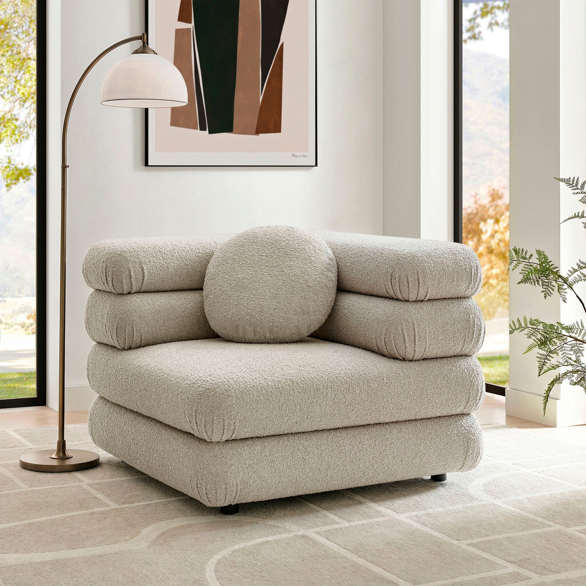 Modway Jubilee Upholstered Modular Corner Chair EEI-7710