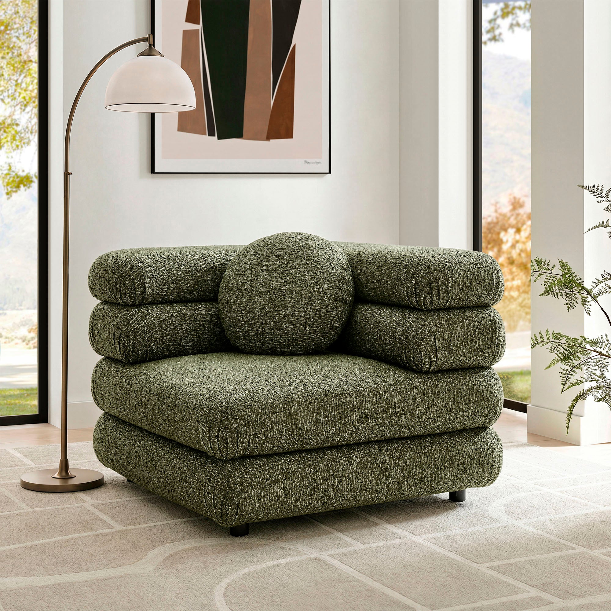 Modway Jubilee Upholstered Modular Corner Chair EEI-7710