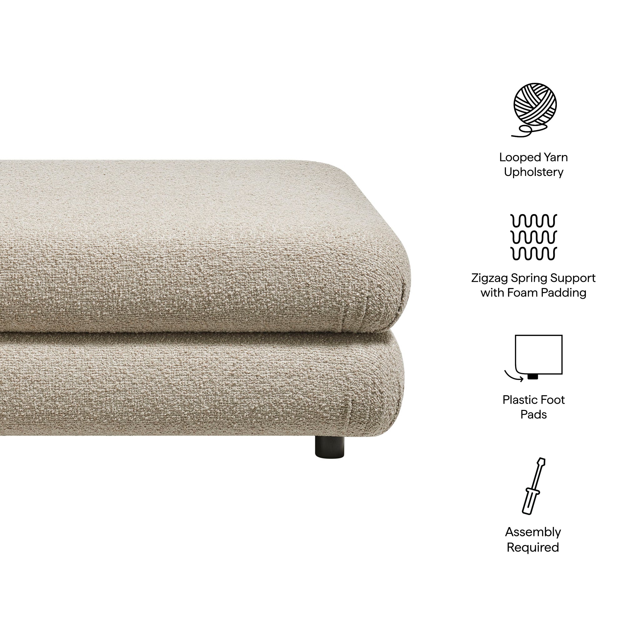 Modway Jubilee Upholstered Ottoman EEI-7711
