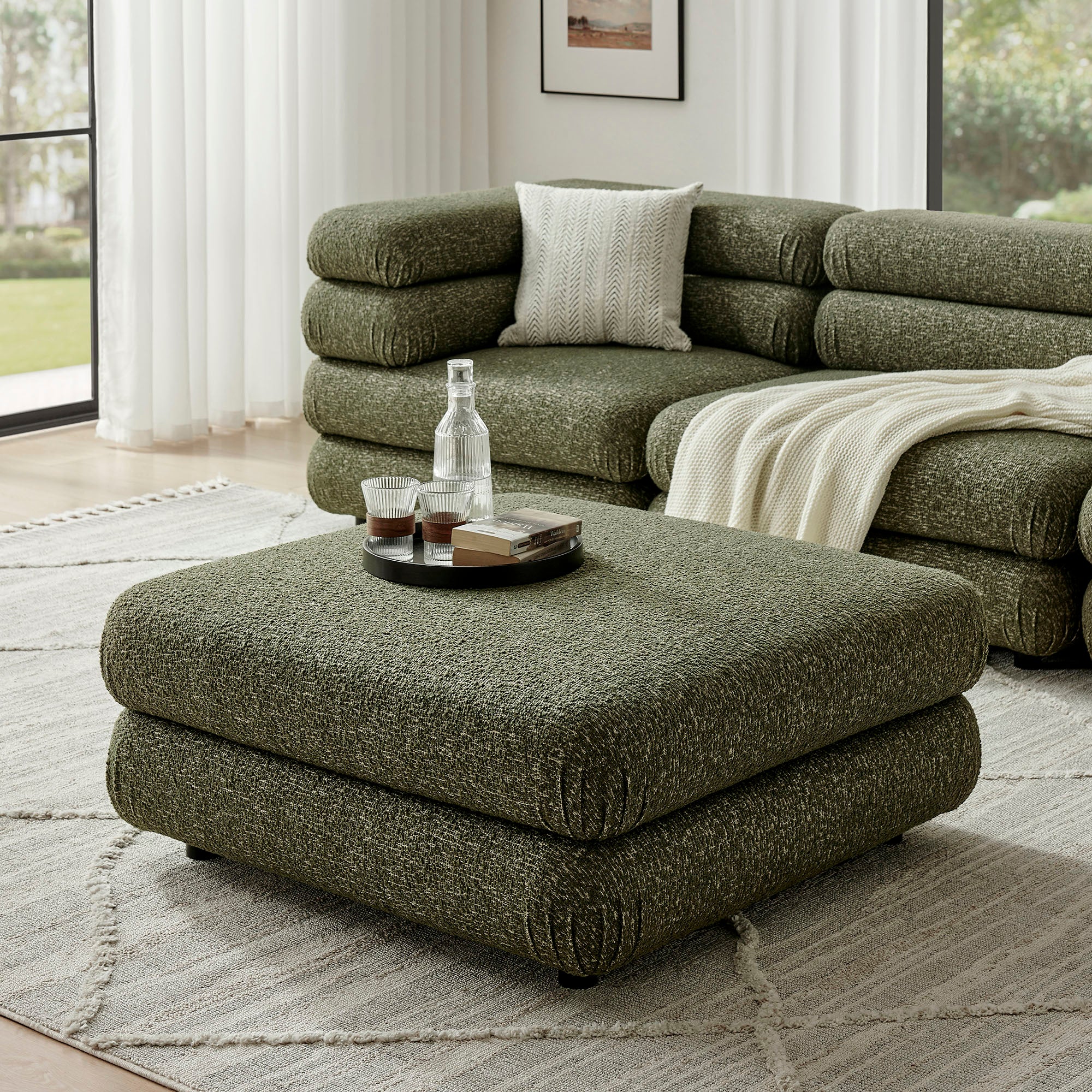 Modway Jubilee Upholstered Ottoman EEI-7711