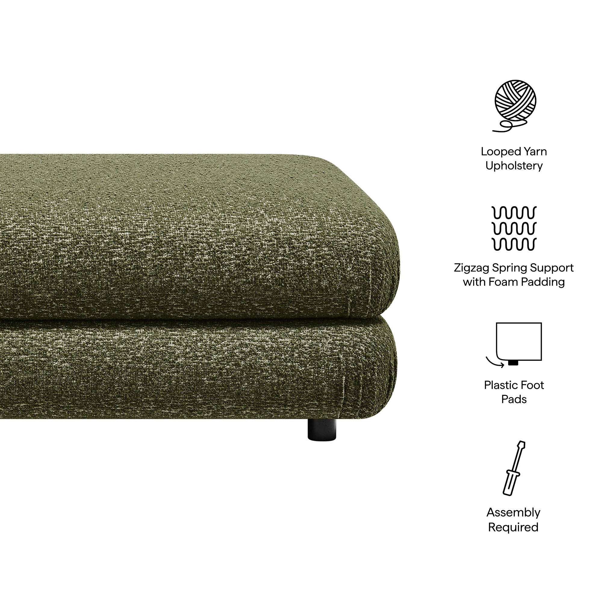 Modway Jubilee Upholstered Ottoman EEI-7711