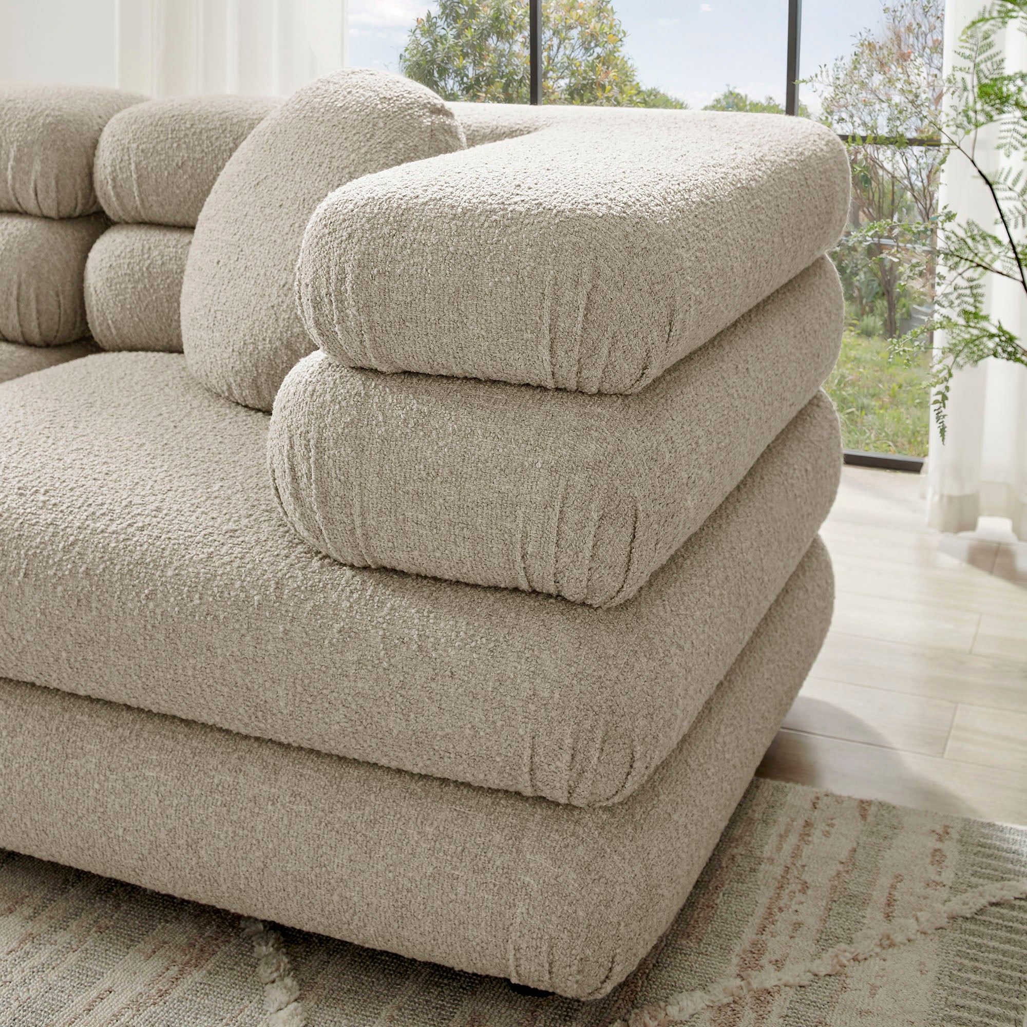Modway Jubilee 3-Piece Upholstered 3-Piece Modular Sofa Set EEI-7712