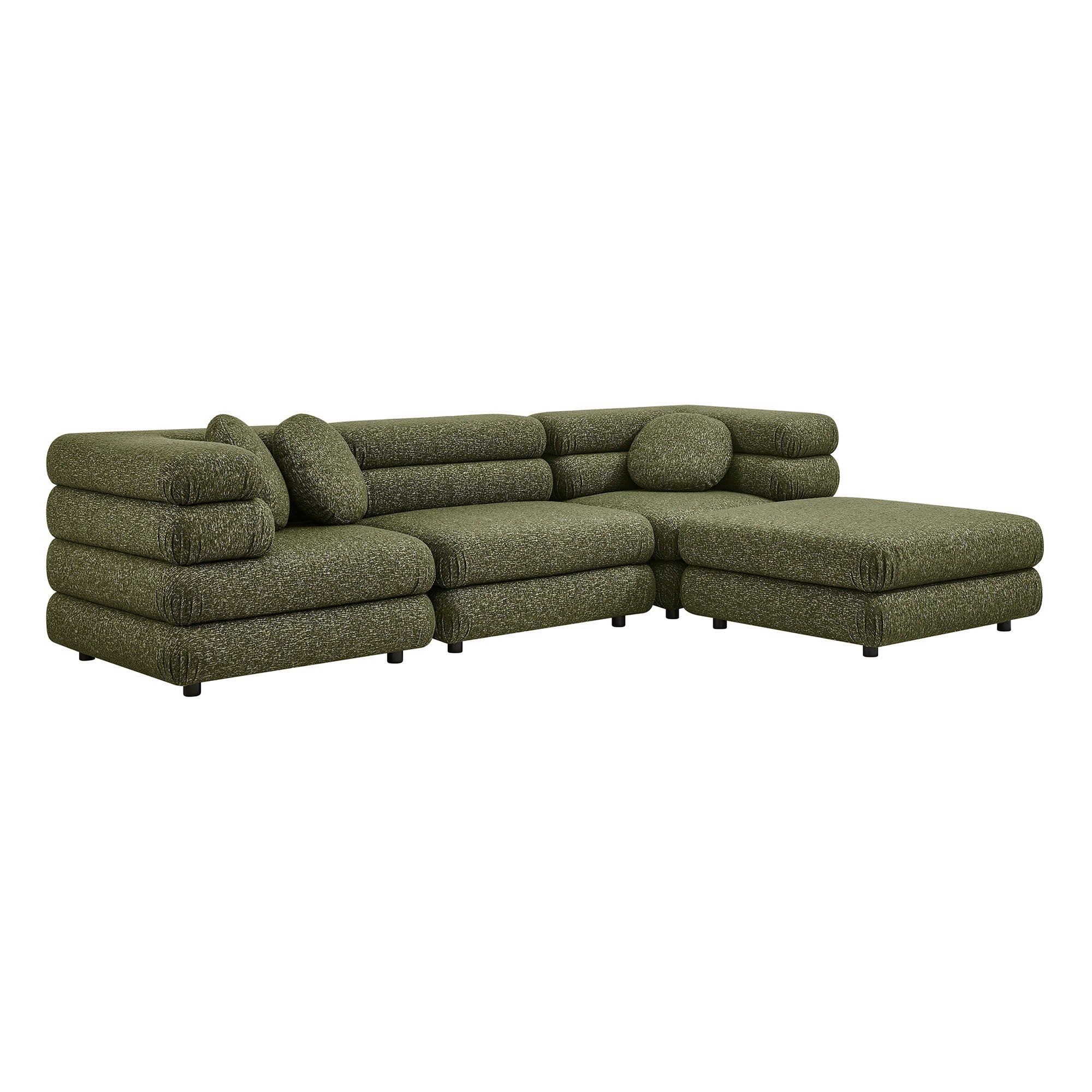 Modway Jubilee 4-Piece Upholstered Modular Sofa Set EEI-7713