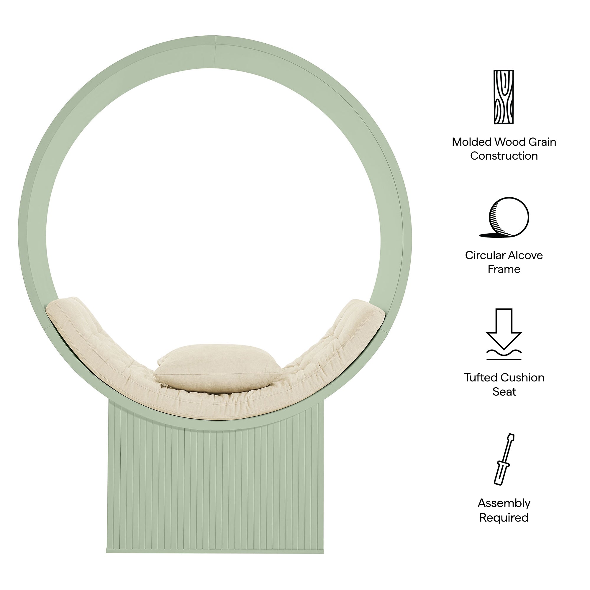 Modway EEI-7727 Aperture Round Alcove Accent Chair