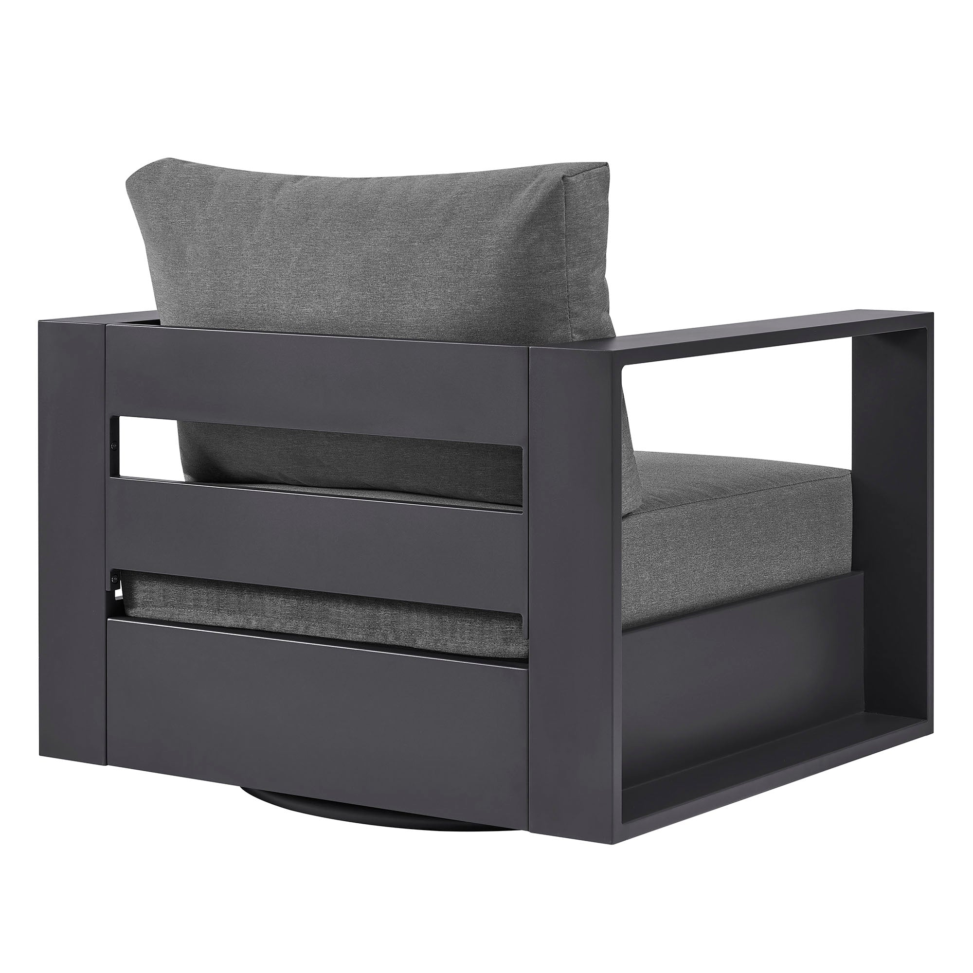 Modway EEI-7728 Tahoe Outdoor Patio Powder-Coated Aluminum Swivel Armchair