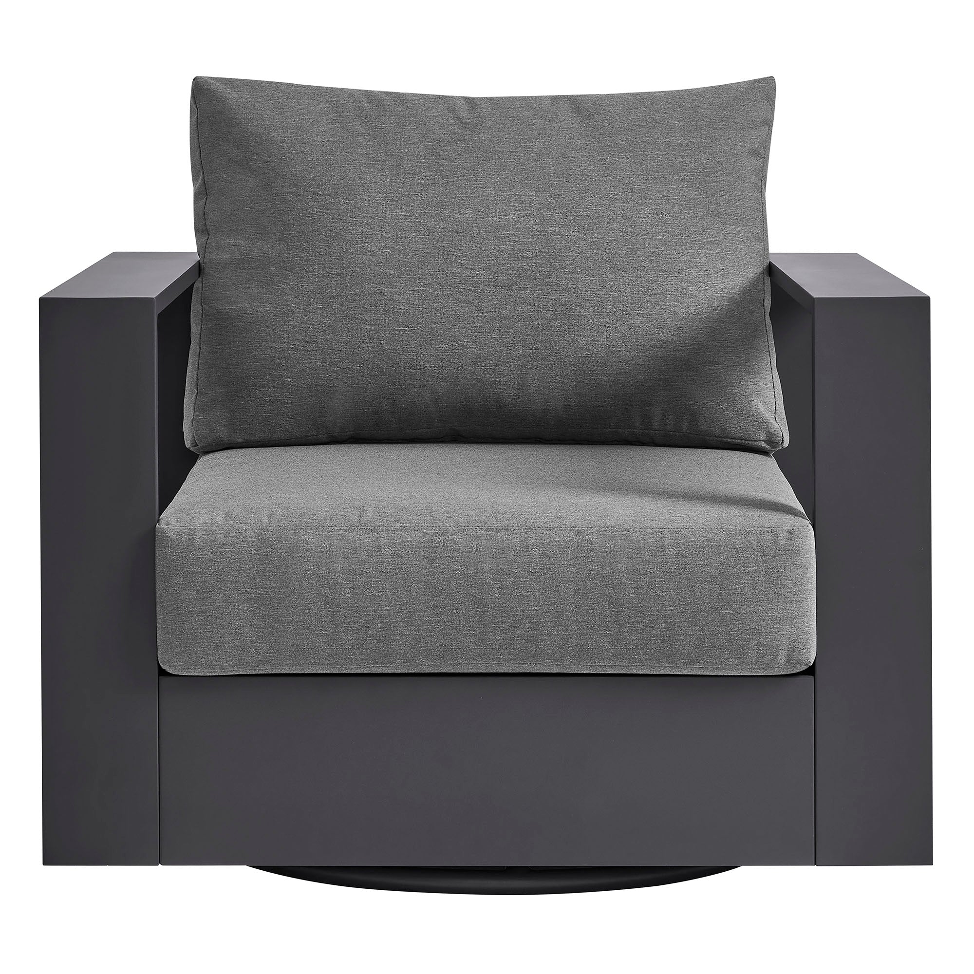 Modway EEI-7728 Tahoe Outdoor Patio Powder-Coated Aluminum Swivel Armchair