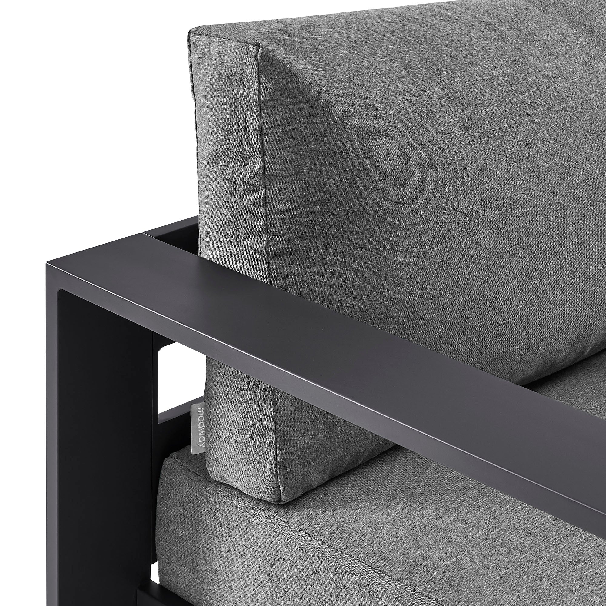 Modway EEI-7728 Tahoe Outdoor Patio Powder-Coated Aluminum Swivel Armchair